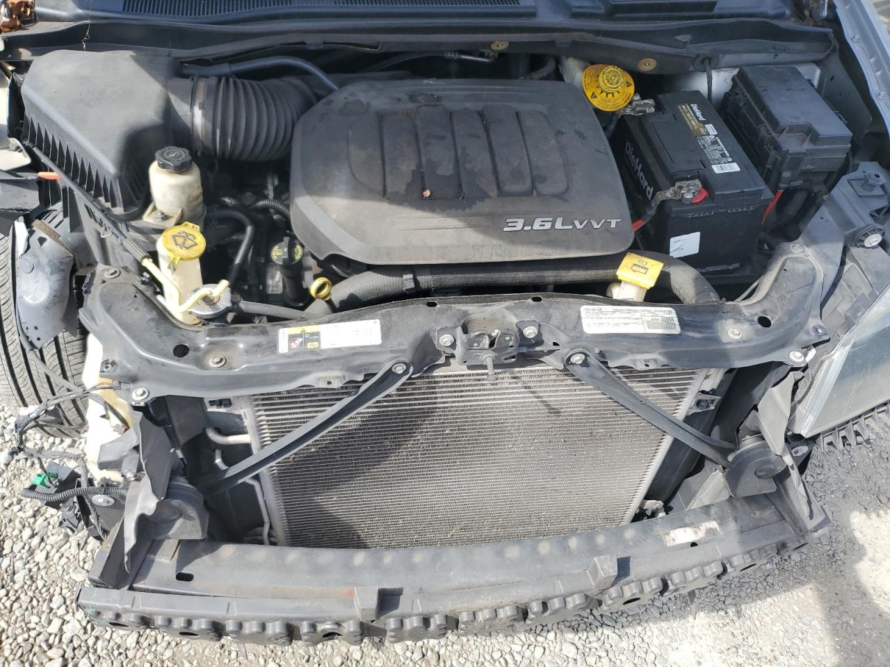2016 Dodge Caravan VIN 2C4RDGBG6GR389225 Copart auction photo, front end damage thumbnail 12