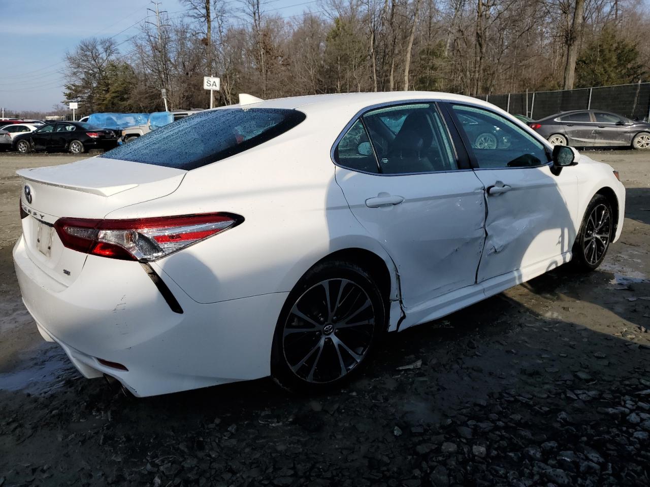 2020 Toyota Camry VIN 4T1G11AK2LU896571 Copart auction photo, side damage thumbnail 3