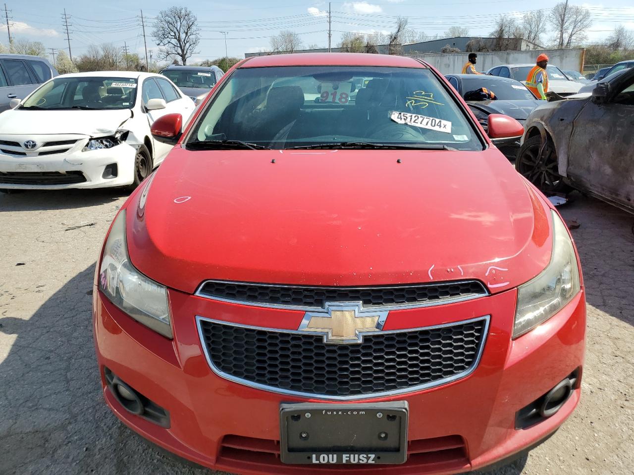 2012 Chevrolet Cruze VIN 1G1PF5SC6C7245276 Copart auction photo, side damage thumbnail 5