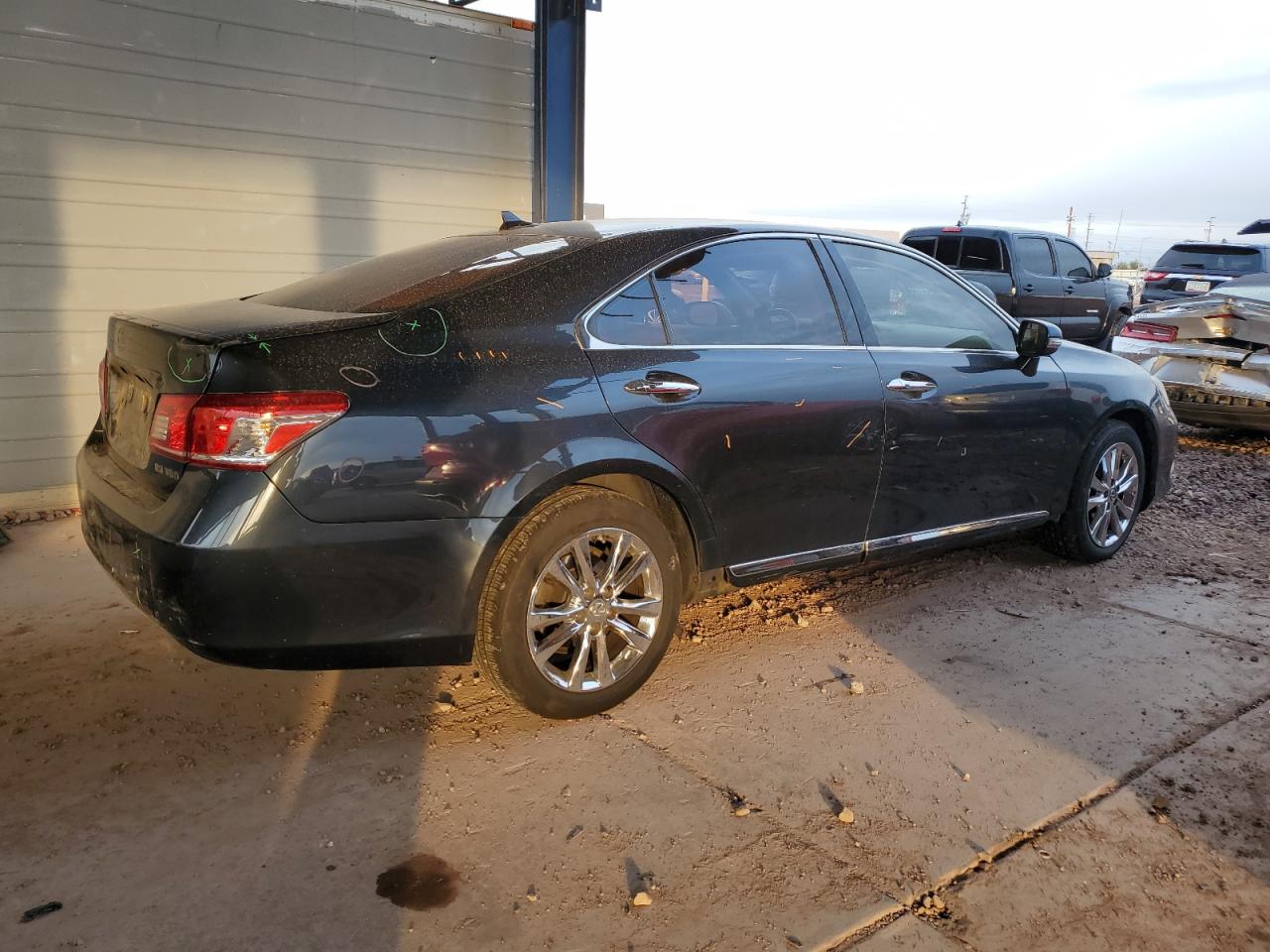 2010 Lexus ES VIN JTHBK1EG0A2378225 Copart auction photo, rear end / side damage thumbnail 3