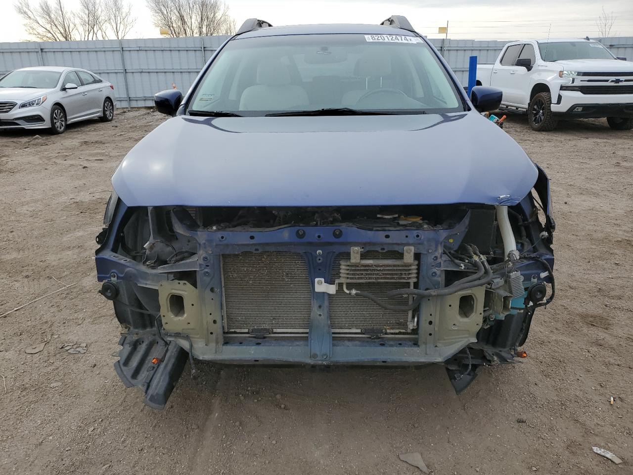 2015 Subaru Outback VIN 4S4BSAEC9F3220512 Copart auction photo, front end / side damage thumbnail 5