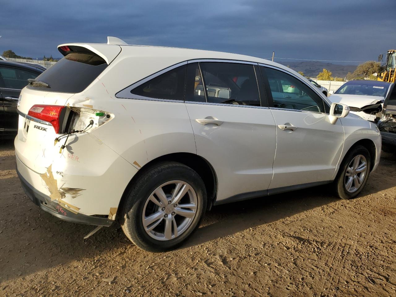 2013 Acura RDX VIN 5J8TB3H31DL011120 Copart auction photo, rear end damage thumbnail 3