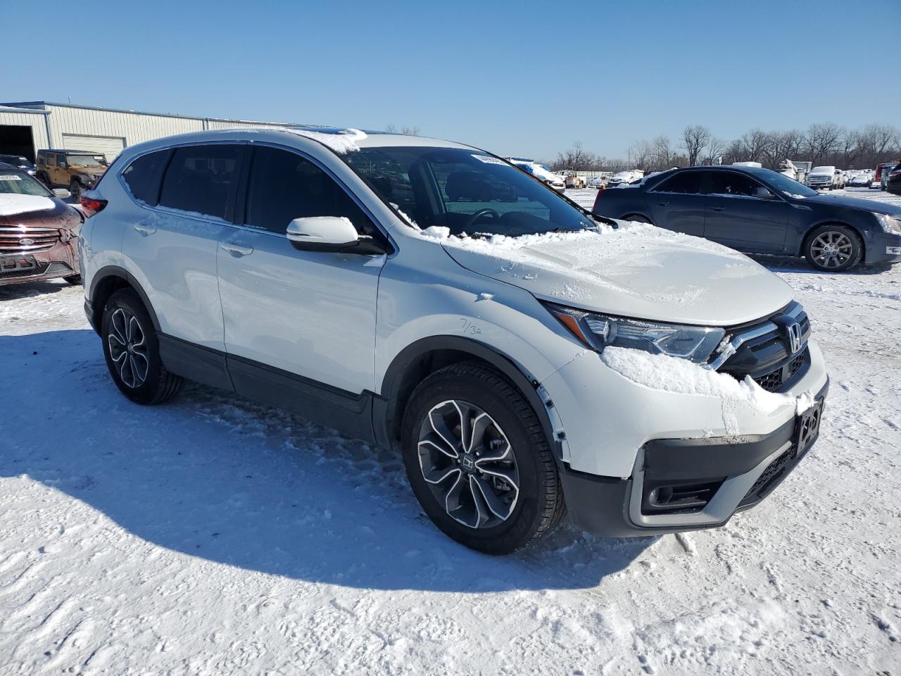 2021 Honda CR-V VIN 2HKRW2H55MH619347 Copart auction photo, vandalism / all over damage thumbnail 4