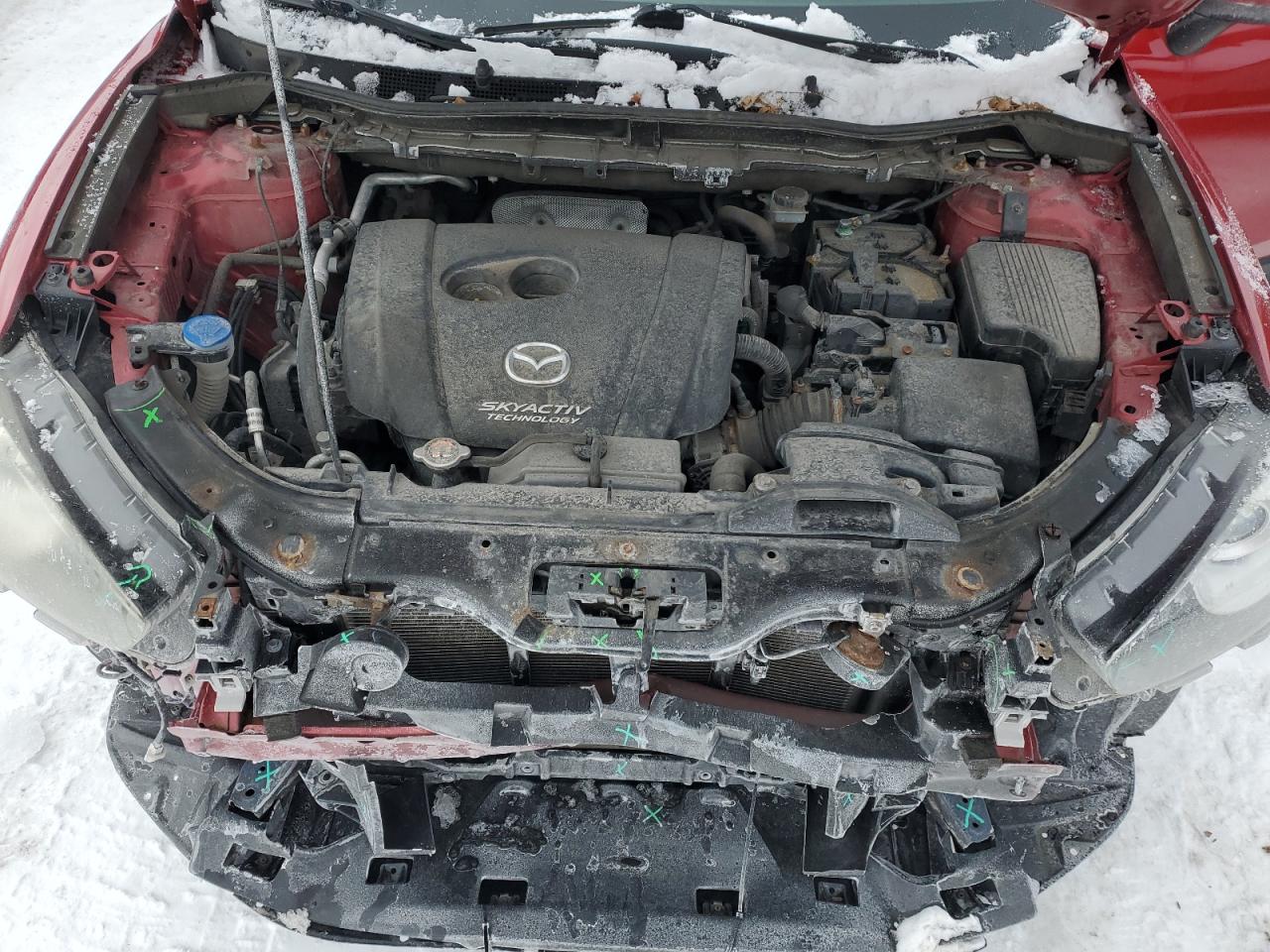2016 Mazda CX-5 VIN JM3KE2CY7G0879408 Copart auction photo, front end / rear end damage thumbnail 12