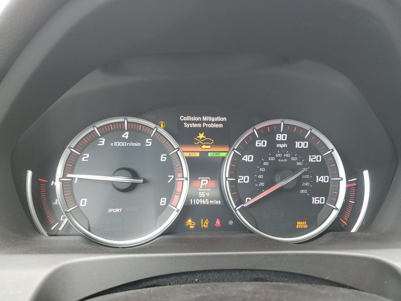 2019 Acura TLX VIN 19UUB2F66KA001204 Copart auction photo, rear end damage thumbnail 9