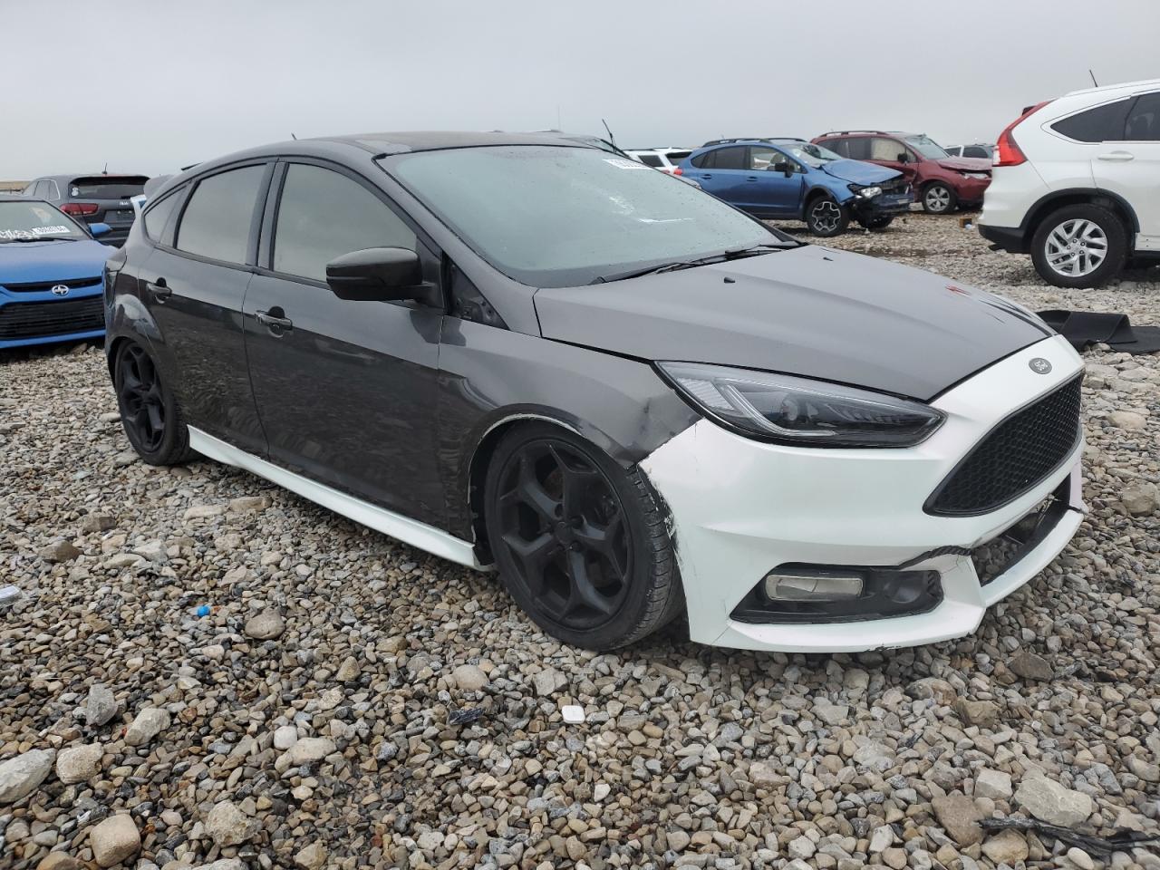 2016 Ford Focus VIN 1FADP3L99GL221085 Copart auction photo, side damage thumbnail 4