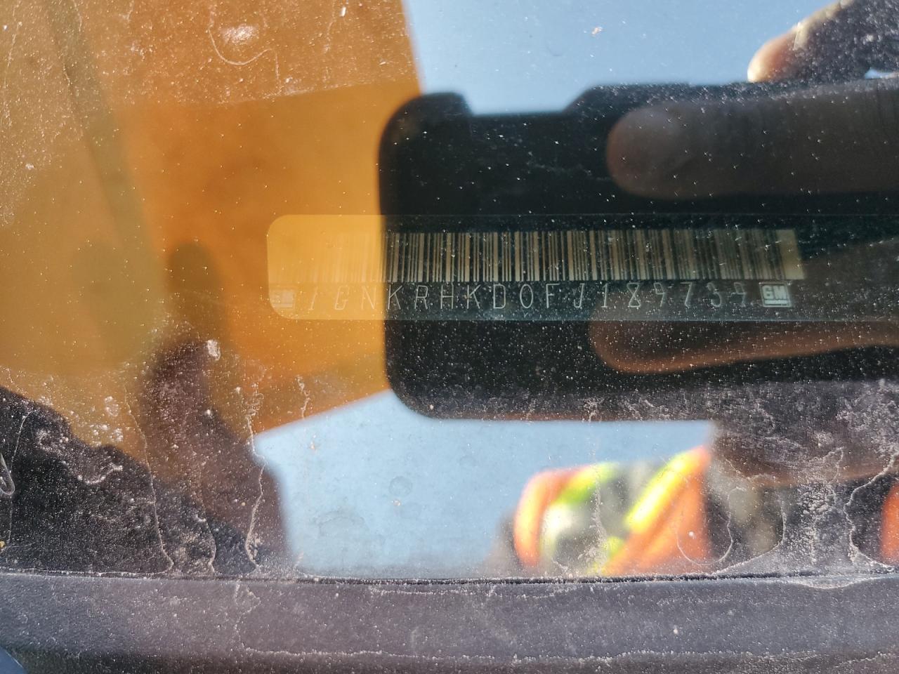2015 Chevrolet Traverse VIN 1GNKRHKD0FJ189739 Copart auction photo, frame damage / front end damage thumbnail 14