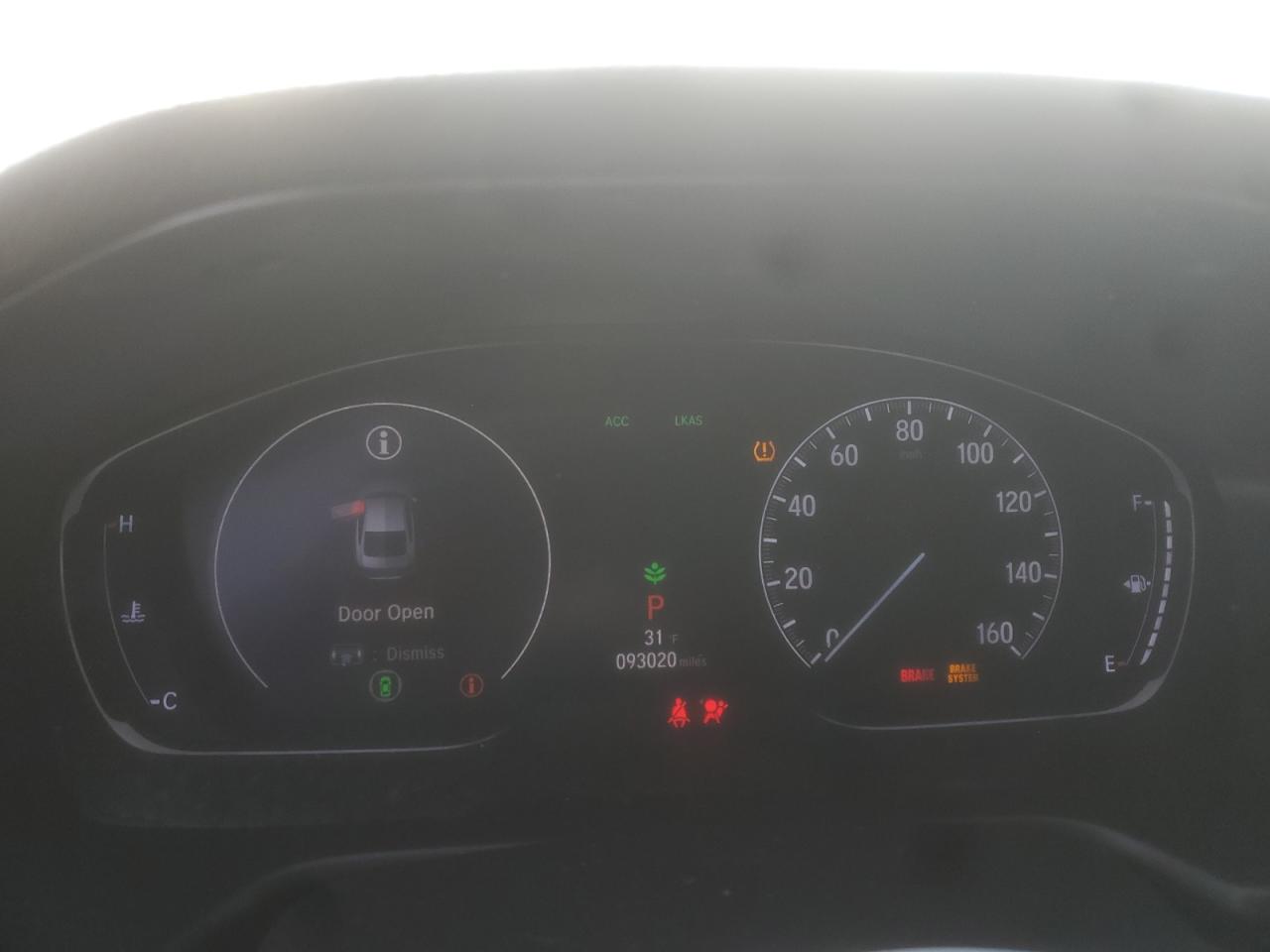 2019 Honda Accord VIN 1HGCV1F53KA002735 Copart auction photo, front end damage thumbnail 9