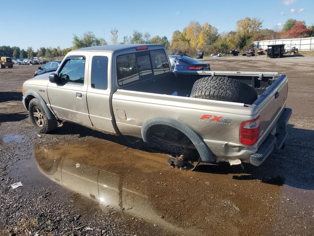 2005 Ford Ranger VIN 1FTZR45E65PA20373 Copart auction photo, rear end / undercarriage damage thumbnail 2