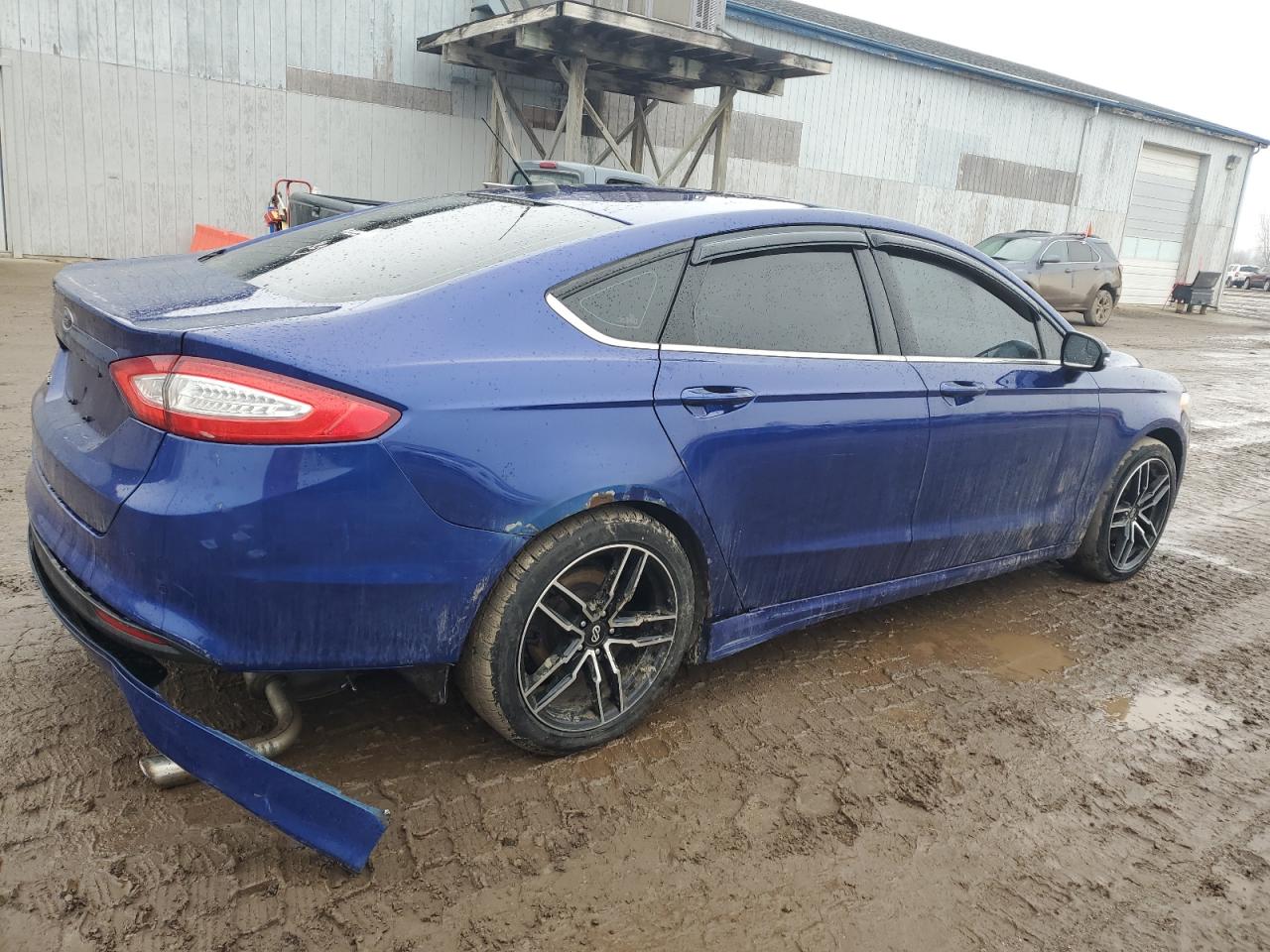 2013 Ford Fusion VIN 3FA6P0HR5DR134846 Copart auction photo, rear end / front end damage thumbnail 3