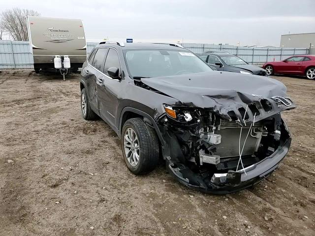 2019 Jeep Grand Cherokee VIN 1C4PJLLB2KD296659 Copart auction photo, front end / side damage thumbnail 11