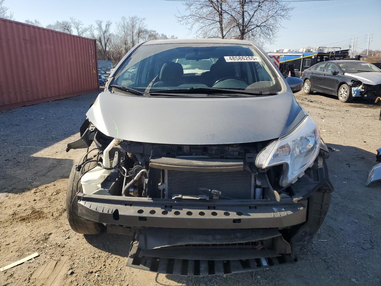 2015 Nissan Versa VIN 3N1CE2CPXFL441197 Copart auction photo, all over / stripped damage thumbnail 5