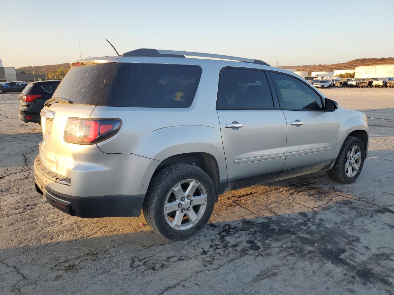 2013 GMC Acadia VIN 1GKKRNED9DJ170630 Copart auction photo, rear end / front end damage thumbnail 3