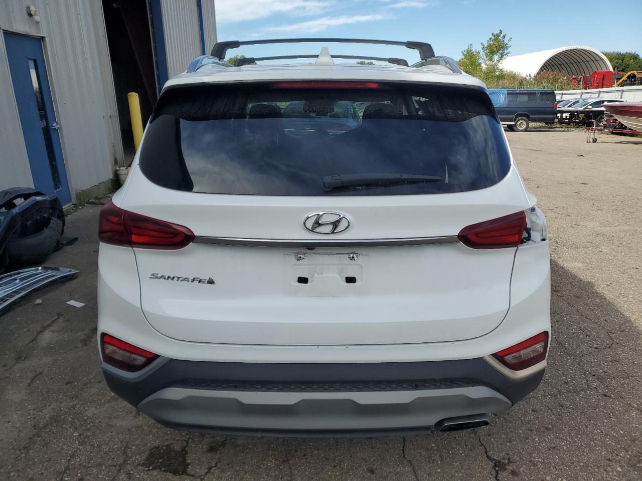 2020 Hyundai Santa Fe VIN 5NMS33AD7LH210327 Copart auction photo, side damage thumbnail 6