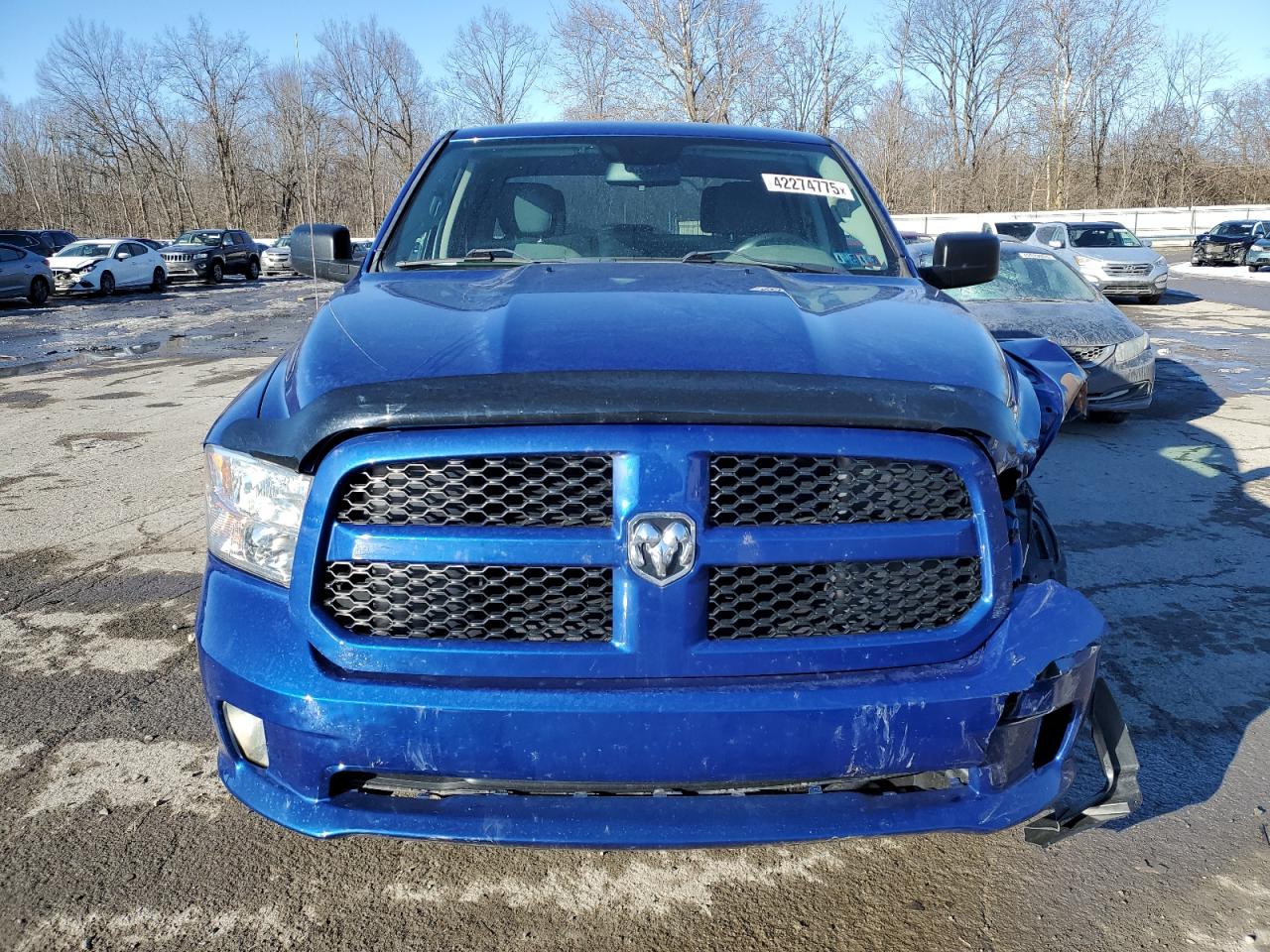 2014 RAM 1500 VIN 1C6RR7KT7ES466007 Copart auction photo, front end damage thumbnail 5