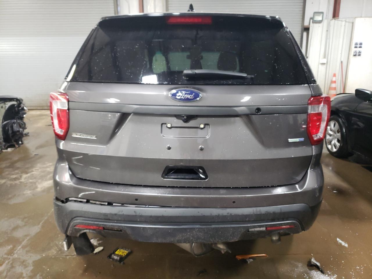 2016 Ford Explorer VIN 1FM5K8AR1GGD16029 Copart auction photo, rear end / side damage thumbnail 6