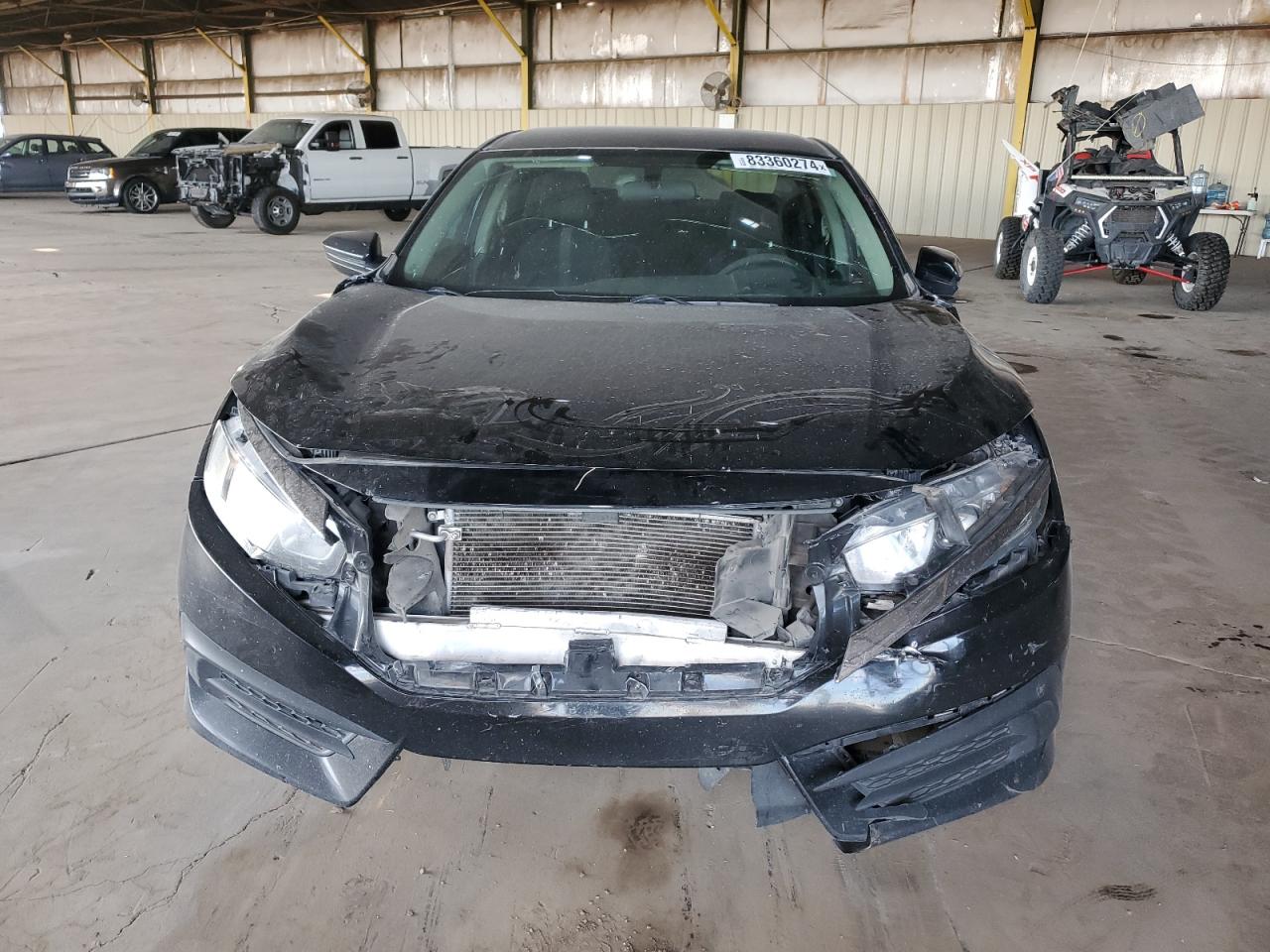 2018 Honda Civic VIN 19XFC2E55JE012638 Copart auction photo, front end damage thumbnail 5