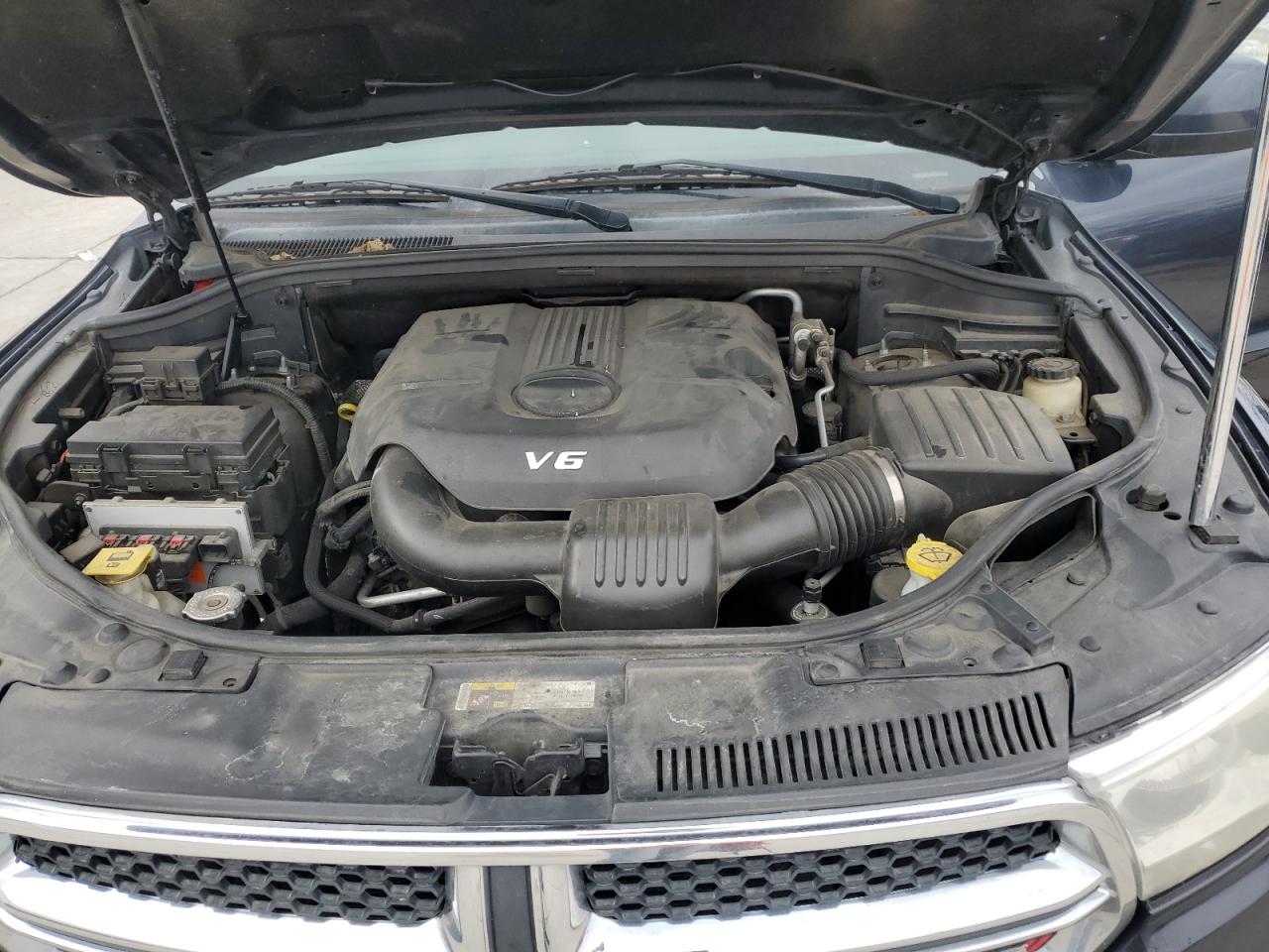 2013 Dodge Durango VIN 1C4RDJAG4DC691129 Copart auction photo, all over damage thumbnail 11