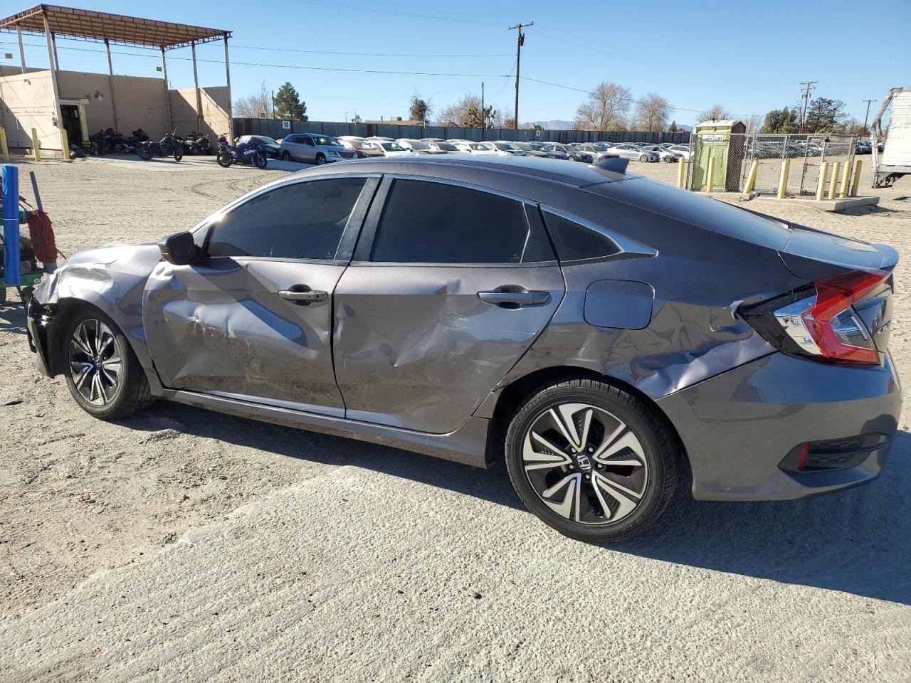 2018 Honda Civic VIN JHMFC1F33JX040377 Copart auction photo, all over damage thumbnail 2