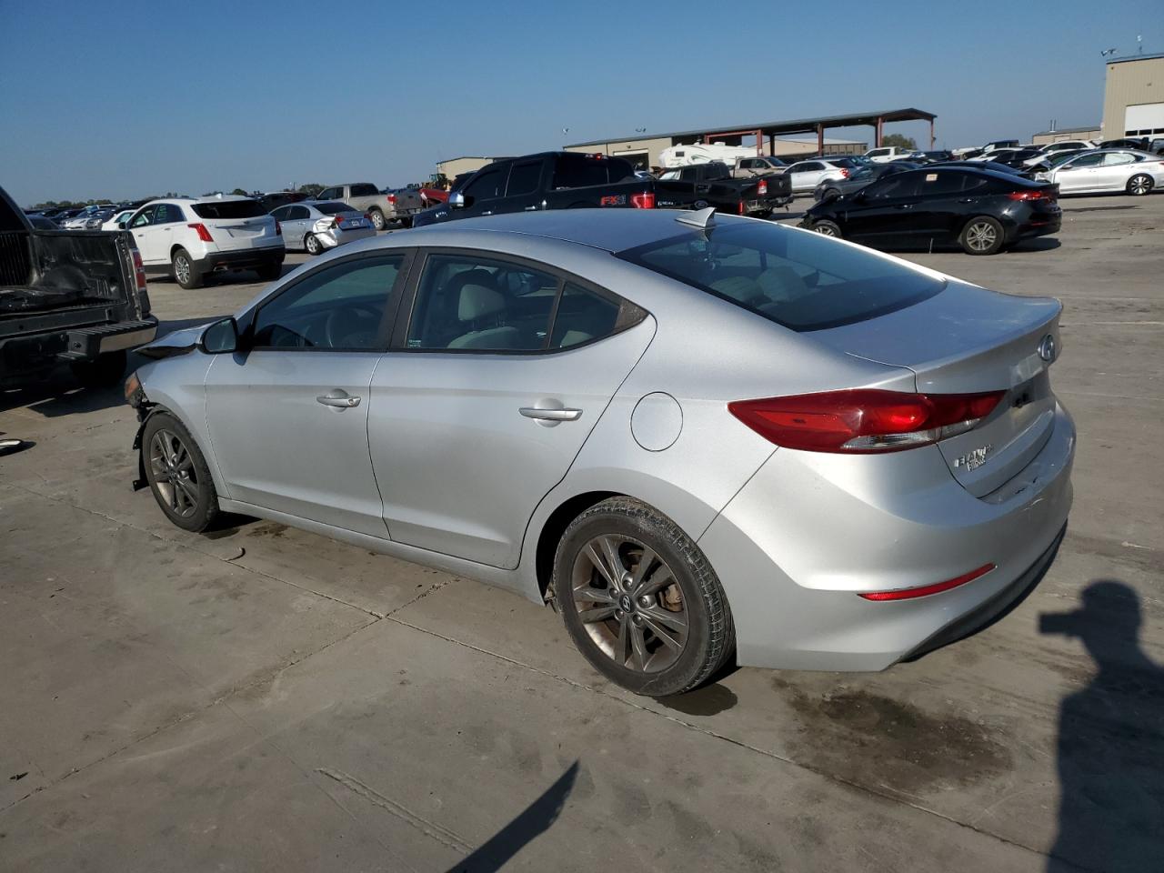 2018 Hyundai Elantra VIN 5NPD84LF7JH297726 Copart auction photo, rear end damage thumbnail 2