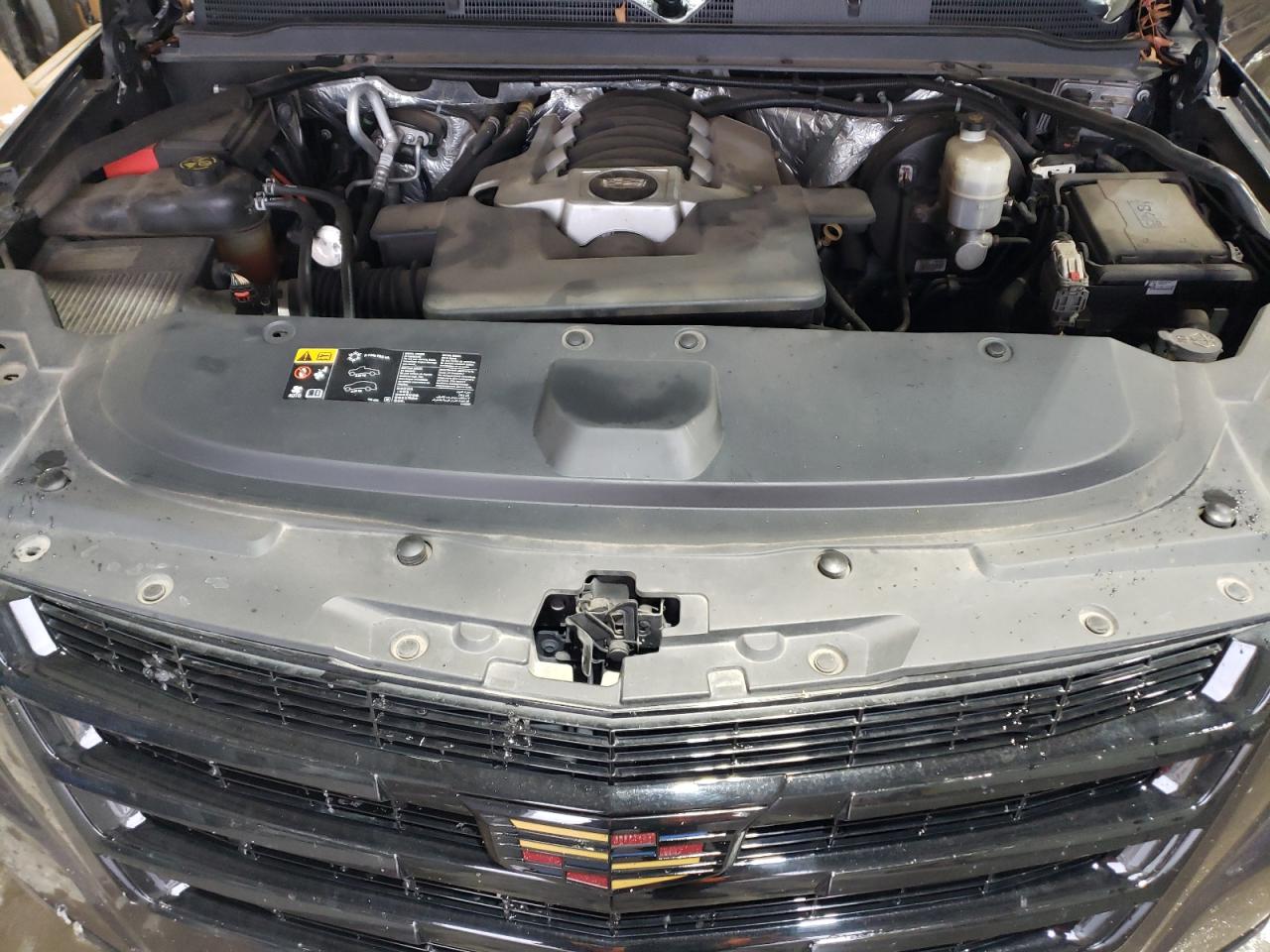 2015 Cadillac Escalade VIN 1GYS3MKJ1FR598837 Copart auction photo, all over damage thumbnail 12
