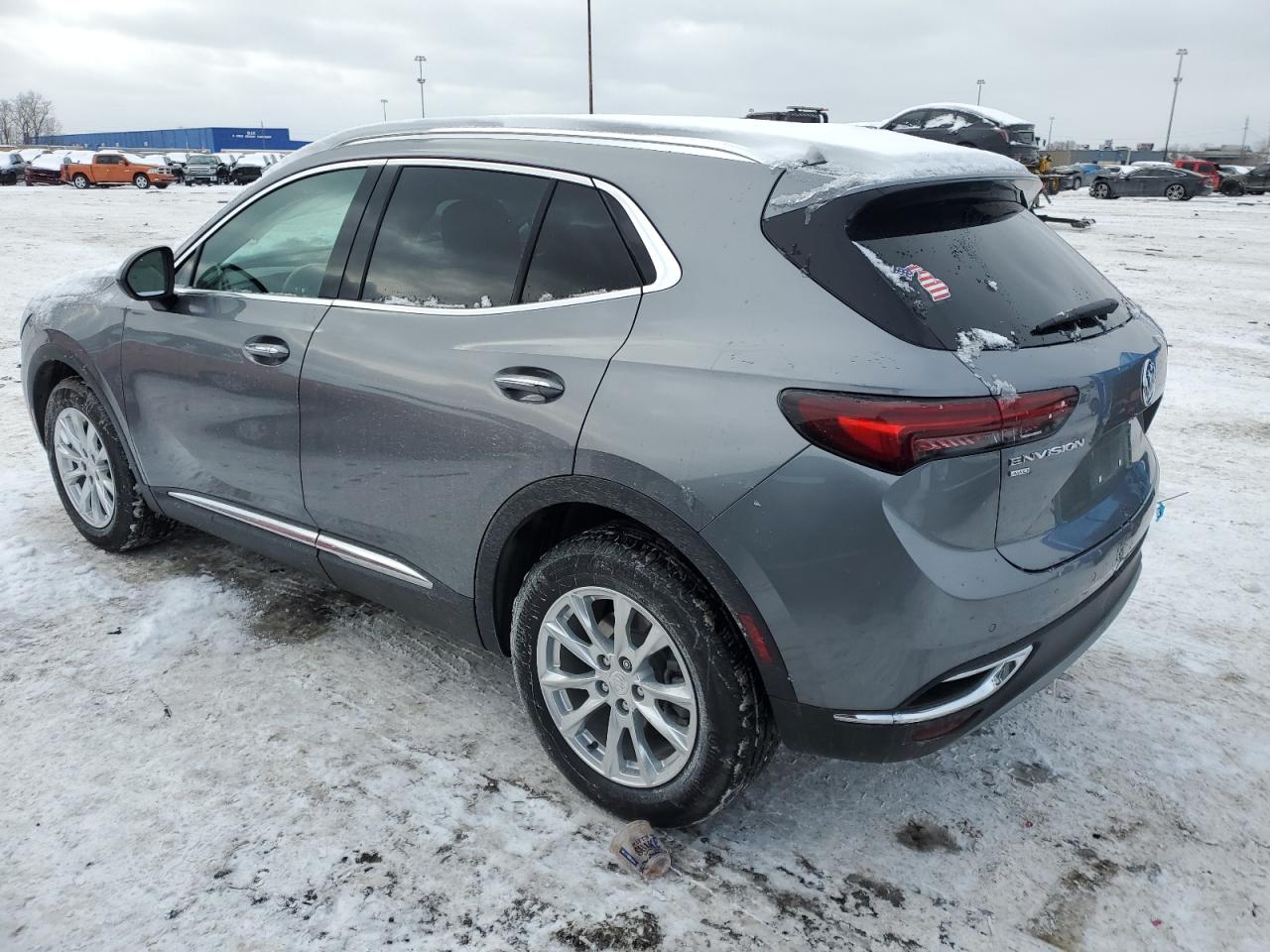 2021 Buick Envision VIN LRBFZMR48MD066211 Copart auction photo, side damage thumbnail 2