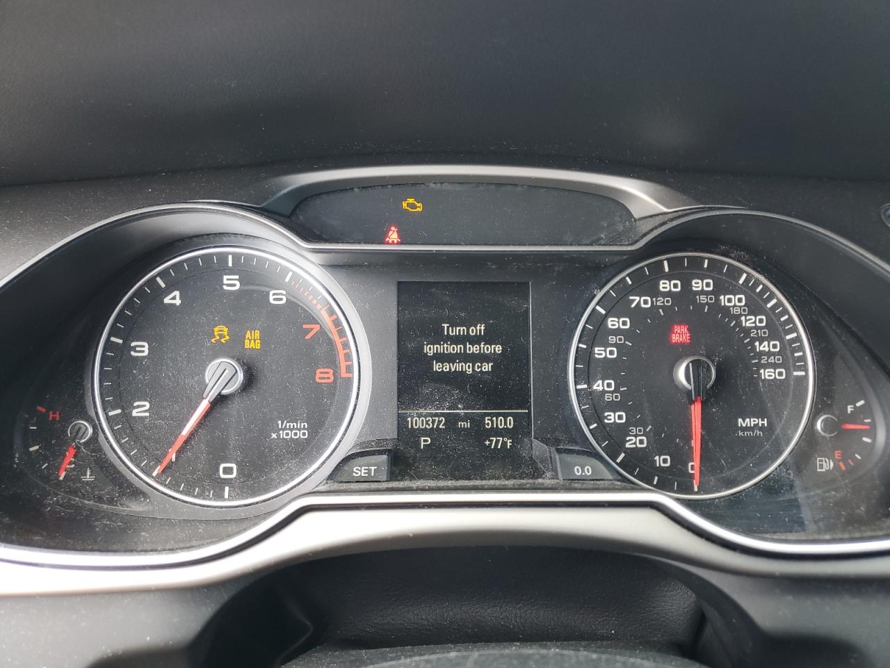 2015 Audi A4 VIN WA1UFAFL5FA004386 Copart auction photo, side / front end damage thumbnail 9