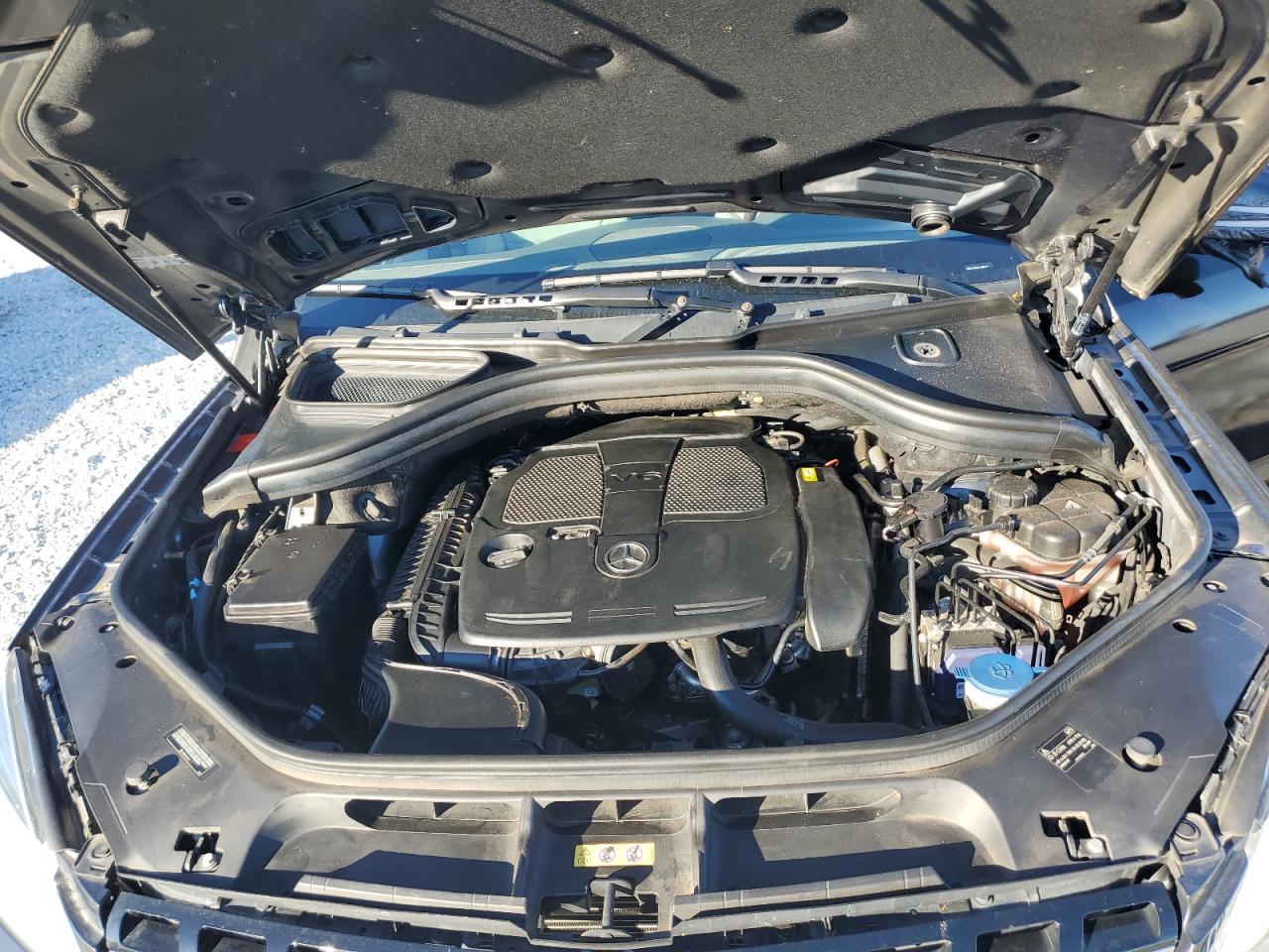 2015 Mercedes-Benz M-klasse VIN 4JGDA5HB0FA485255 Copart auction photo, burn / rear end damage thumbnail 12