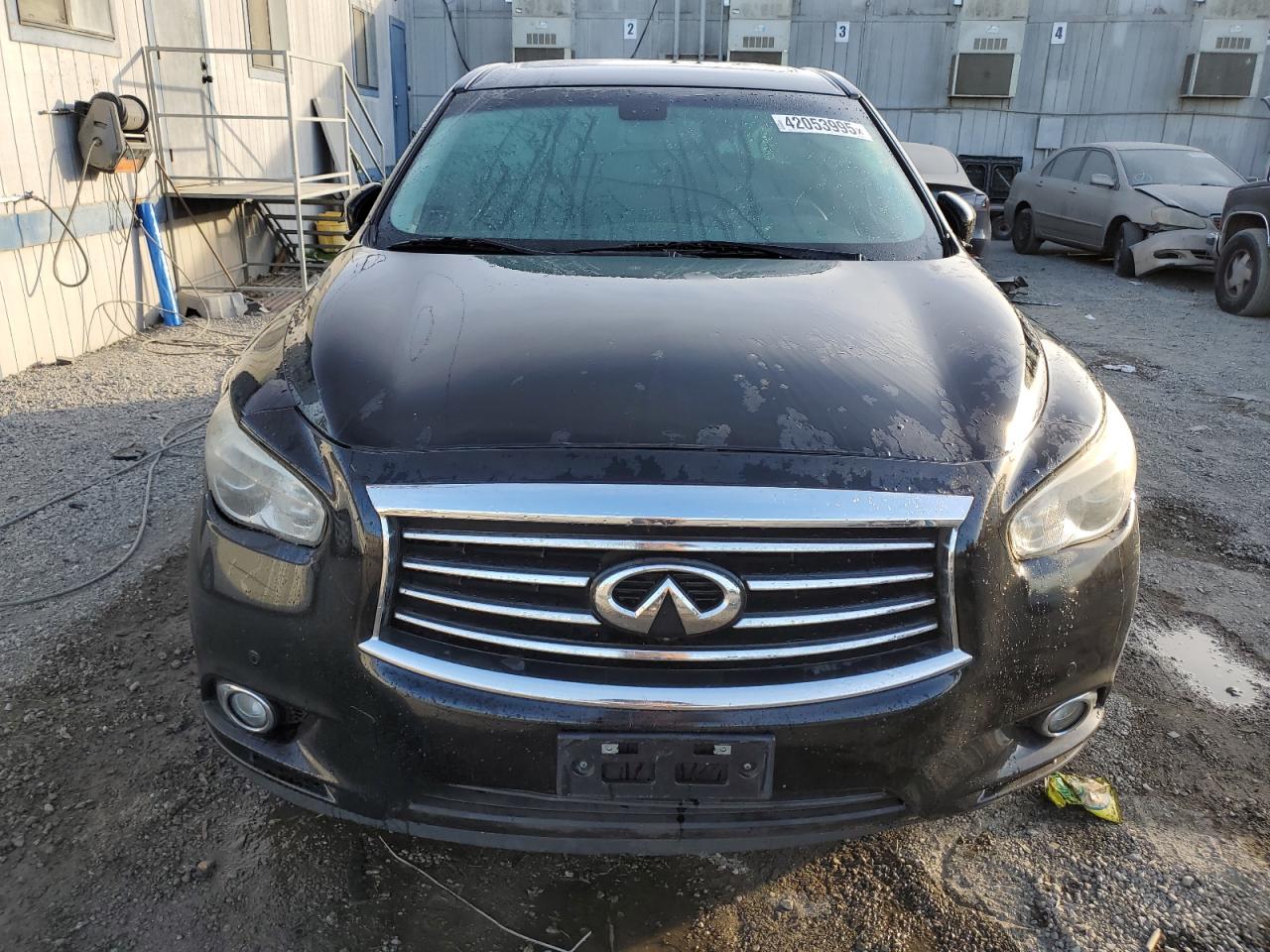 2014 Infiniti QX60 VIN 5N1AL0MN5EC505583 Copart auction photo, front end damage thumbnail 5