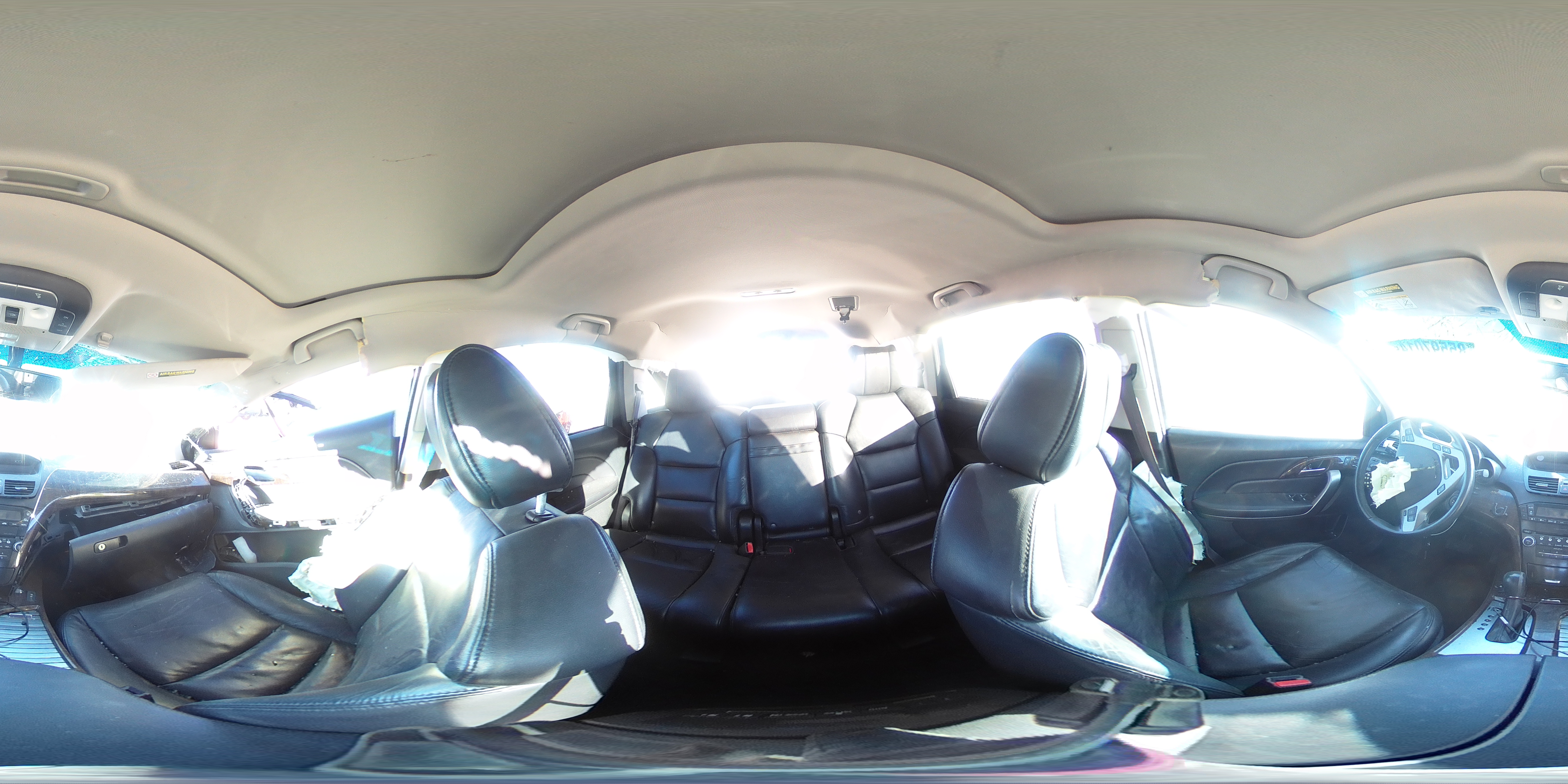 2012 Acura MDX VIN 2HNYD2H24CH549929 Copart auction photo, all over damage thumbnail 14