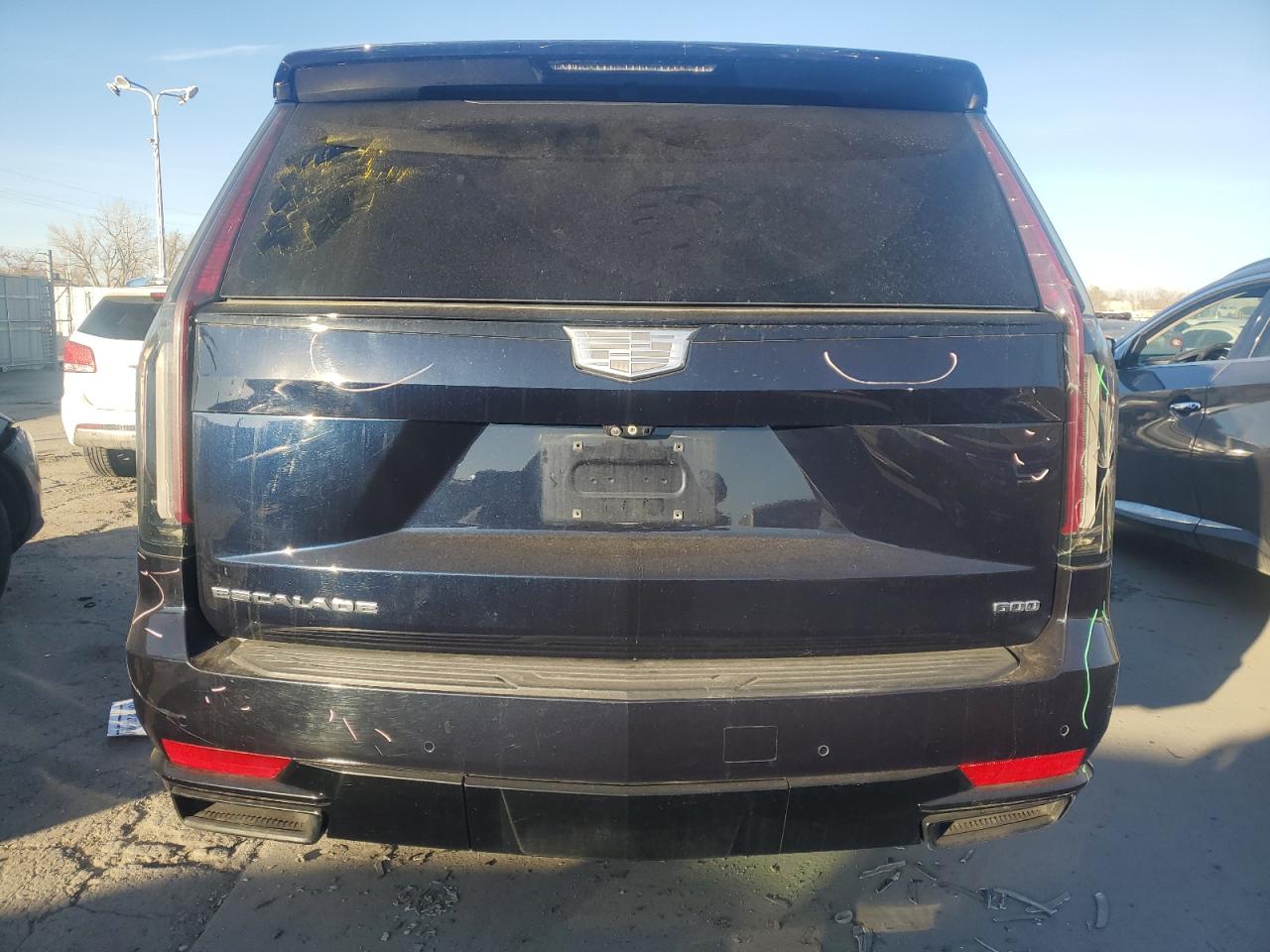 2021 Cadillac Escalade VIN 1GYS4RKL1MR281293 Copart auction photo, front end / rear end damage thumbnail 6