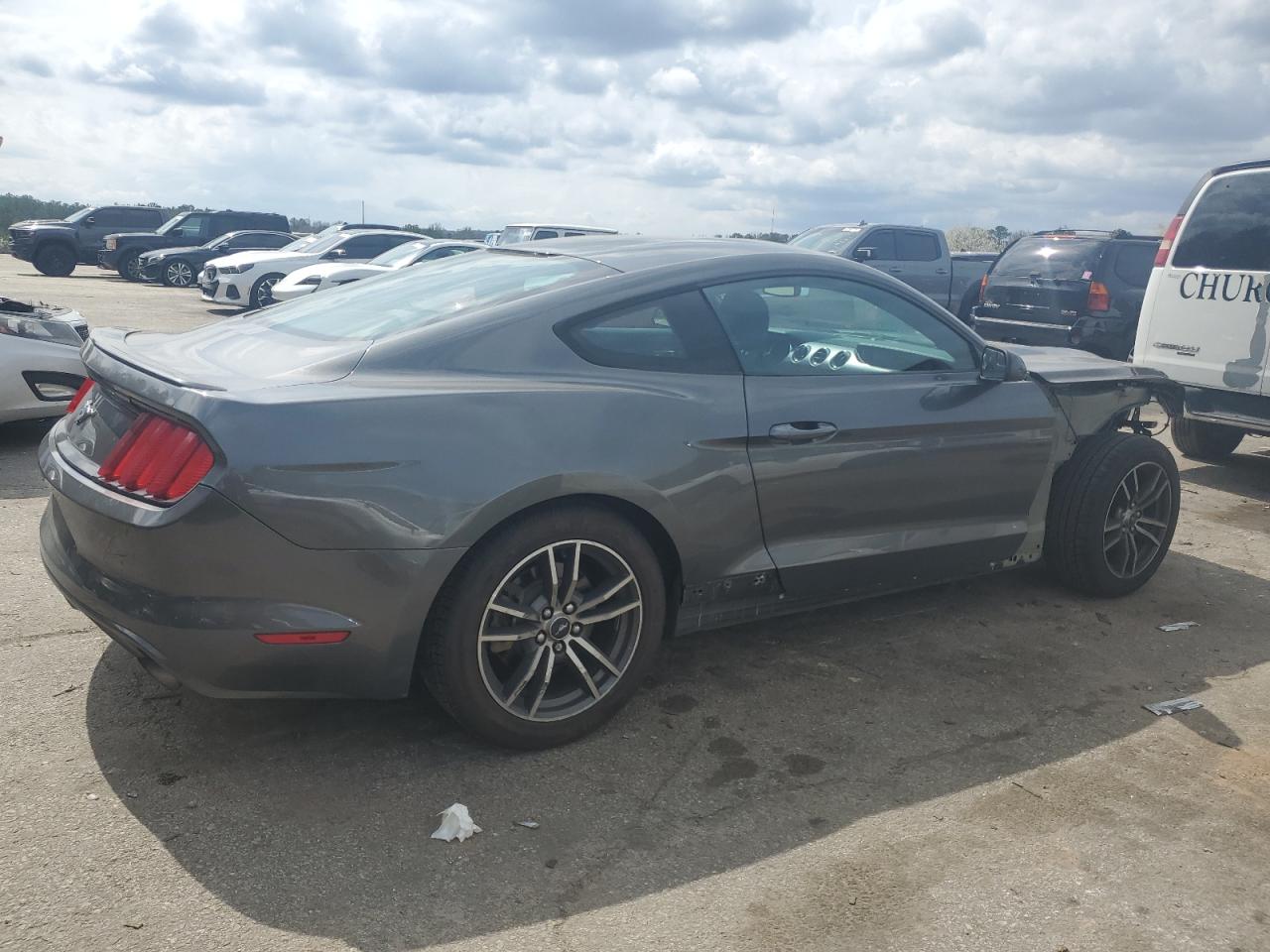2017 Ford Mustang VIN 1FA6P8TH1H5315769 Copart auction photo, front end damage thumbnail 3