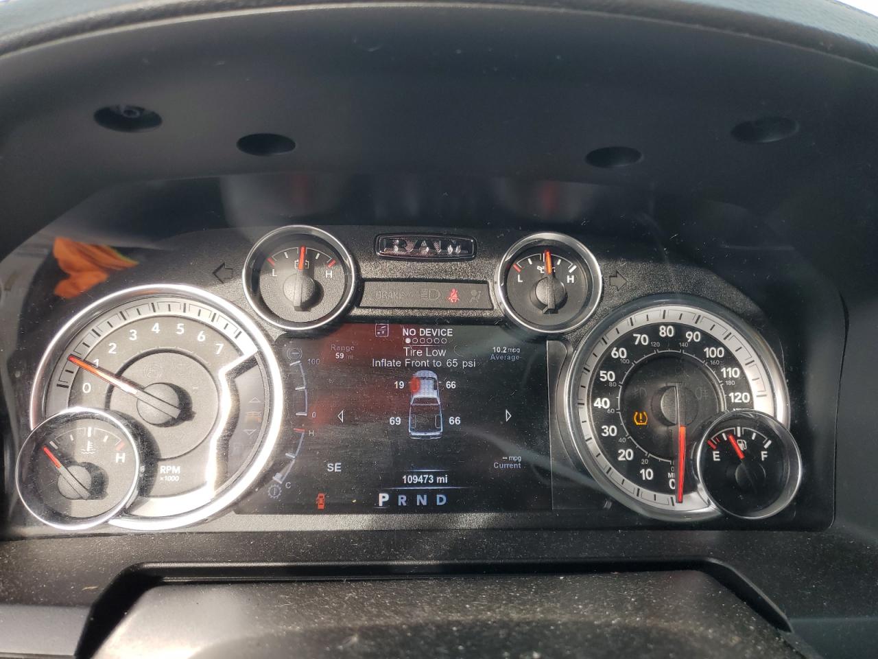 2017 RAM 2500 VIN 3C6UR5NJ0HG653190 Copart auction photo, side / front end damage thumbnail 9