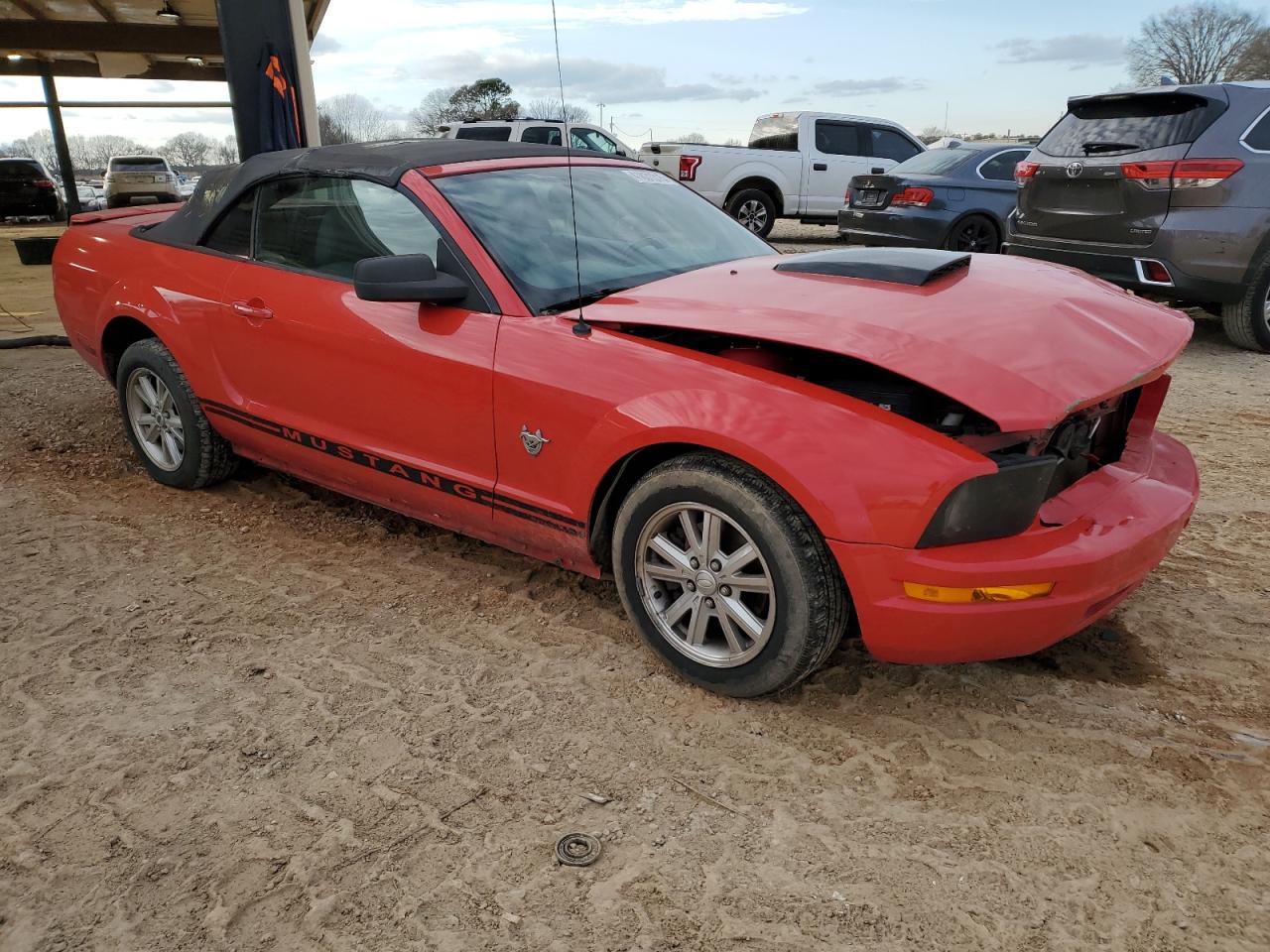 2009 Ford Mustang VIN 1ZVHT84N995115322 Copart auction photo, front end damage thumbnail 4