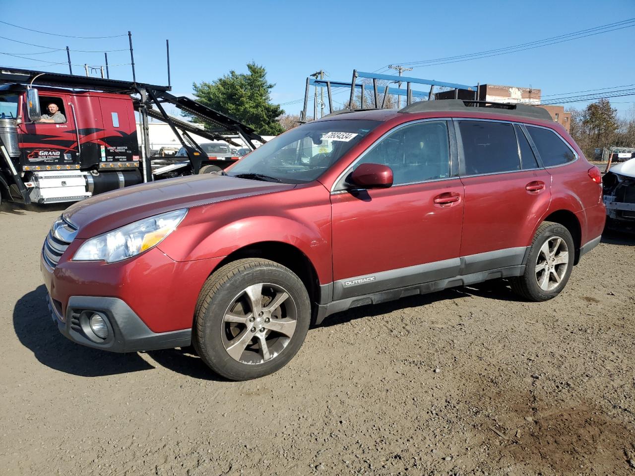 2014 Subaru Outback VIN 4S4BRBEC4E3217937