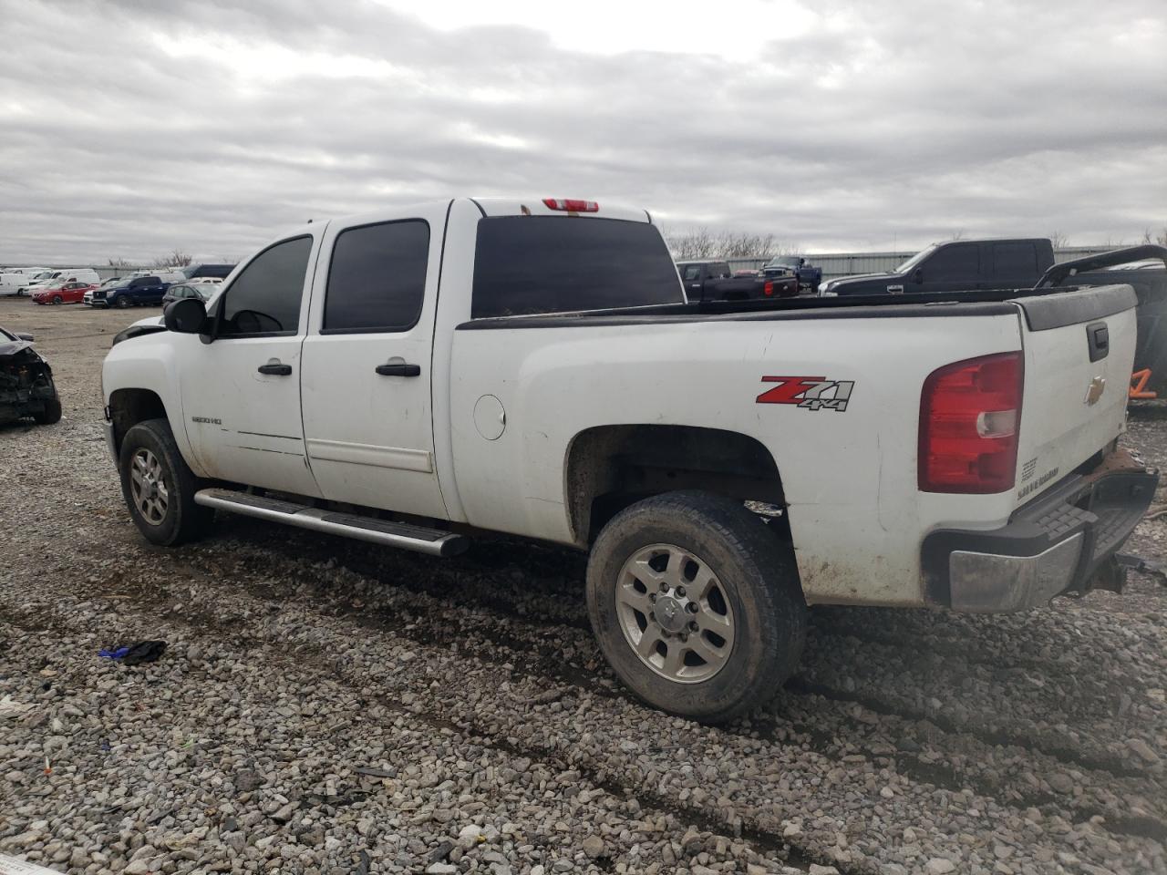 2013 Chevrolet Silverado VIN 1GC1KXCG3DF132172 Copart auction photo, front end / rear end damage thumbnail 2