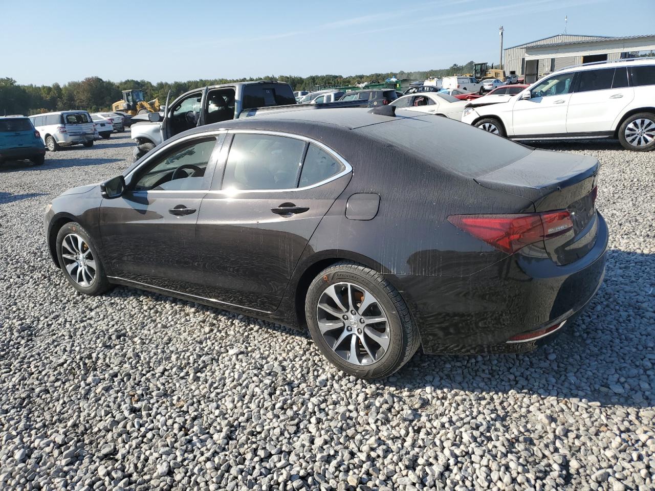 2015 Acura TLX VIN 19UUB1F57FA026524 Copart auction photo, vandalism damage thumbnail 2