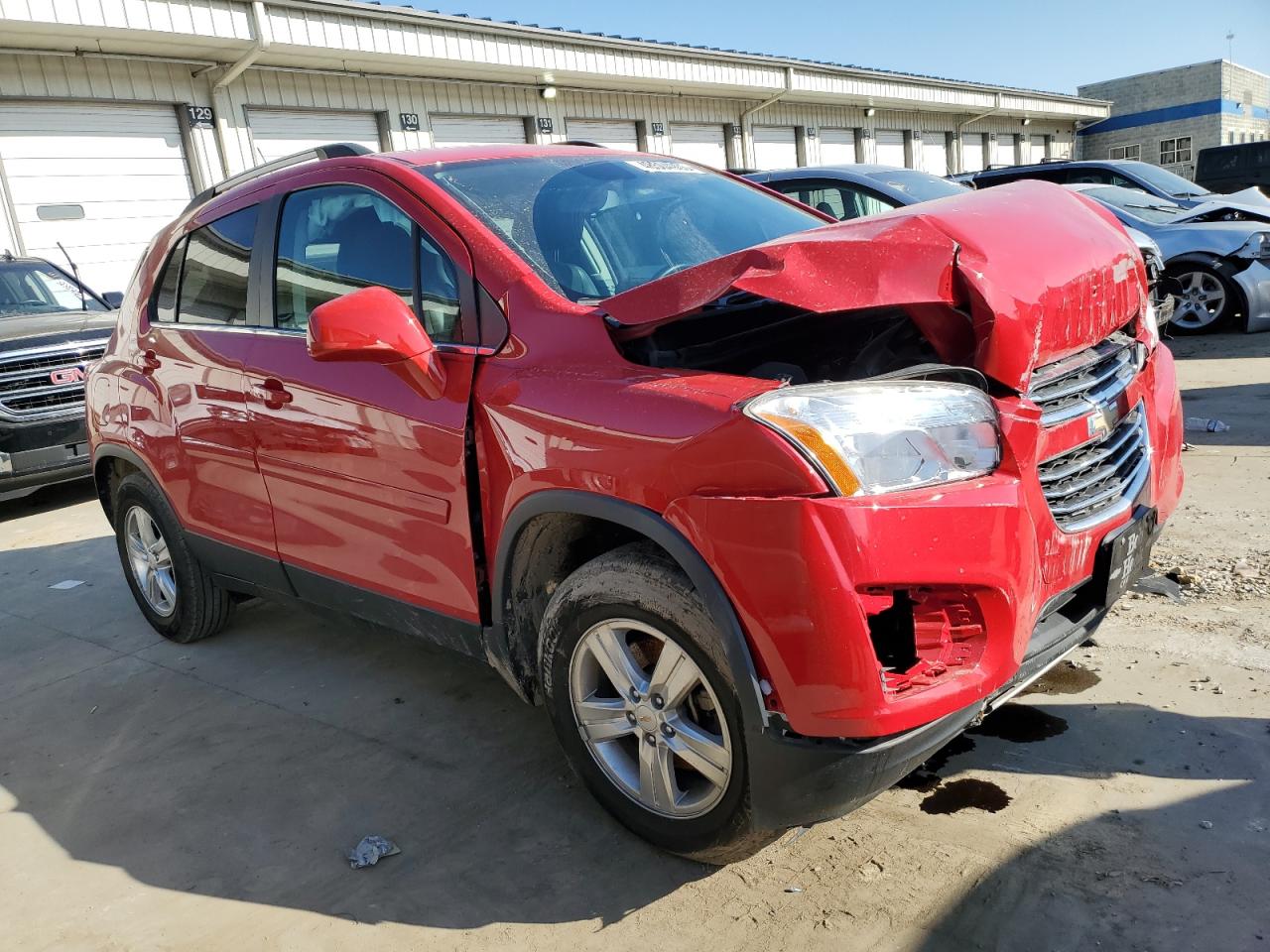2015 Chevrolet Trax VIN KL7CJRSB1FB118680 Copart auction photo, front end damage thumbnail 4