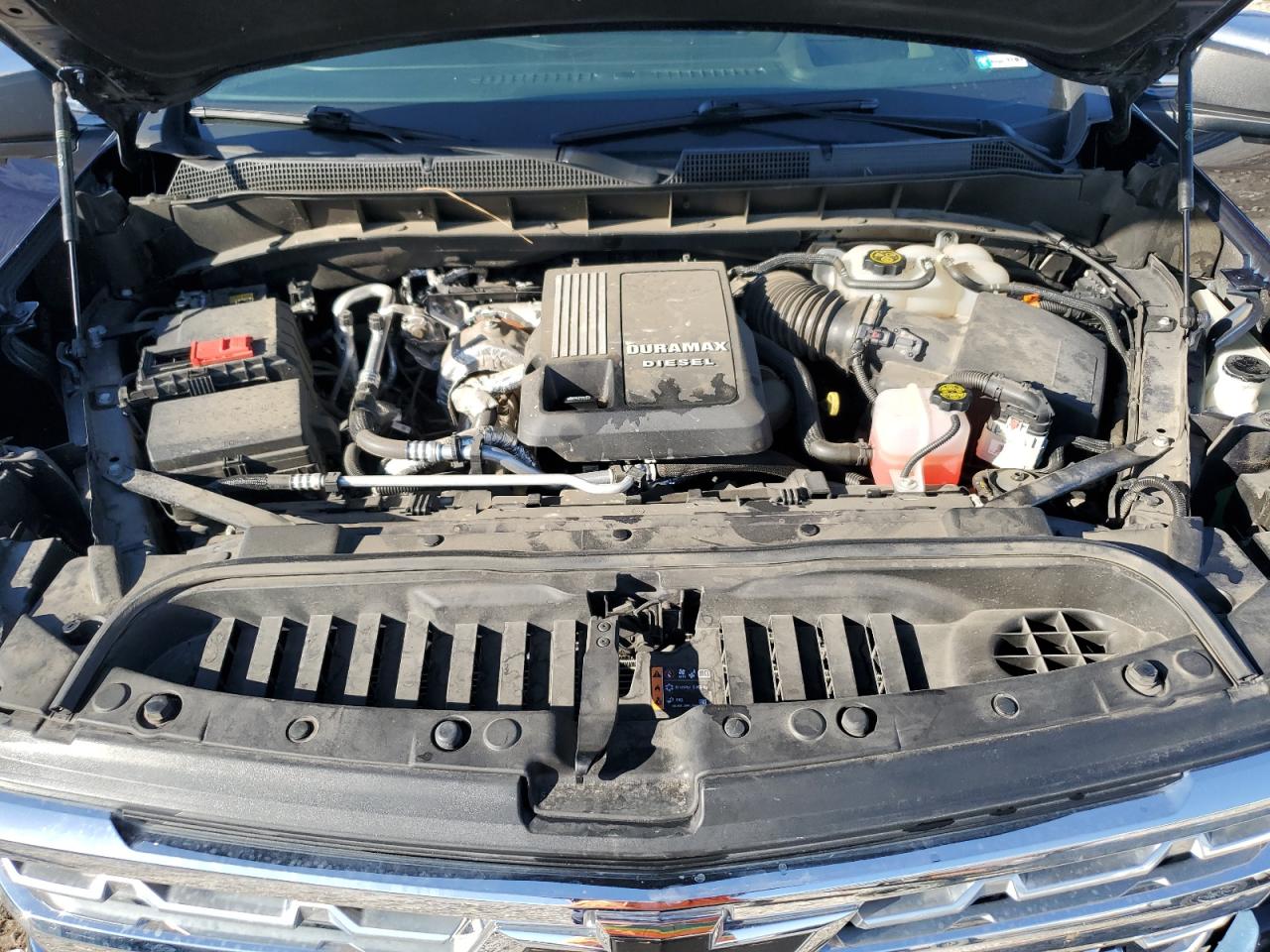 2022 Chevrolet Silverado VIN 3GCUDGET2NG679144 Copart auction photo, side / front end damage thumbnail 11