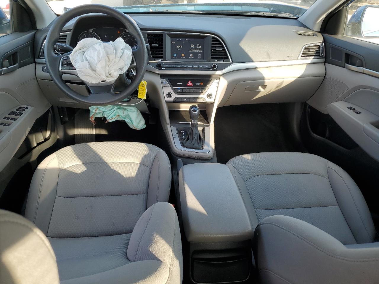 2018 Hyundai Elantra VIN KMHD84LF4JU472158 Copart auction photo, front end / side damage thumbnail 8