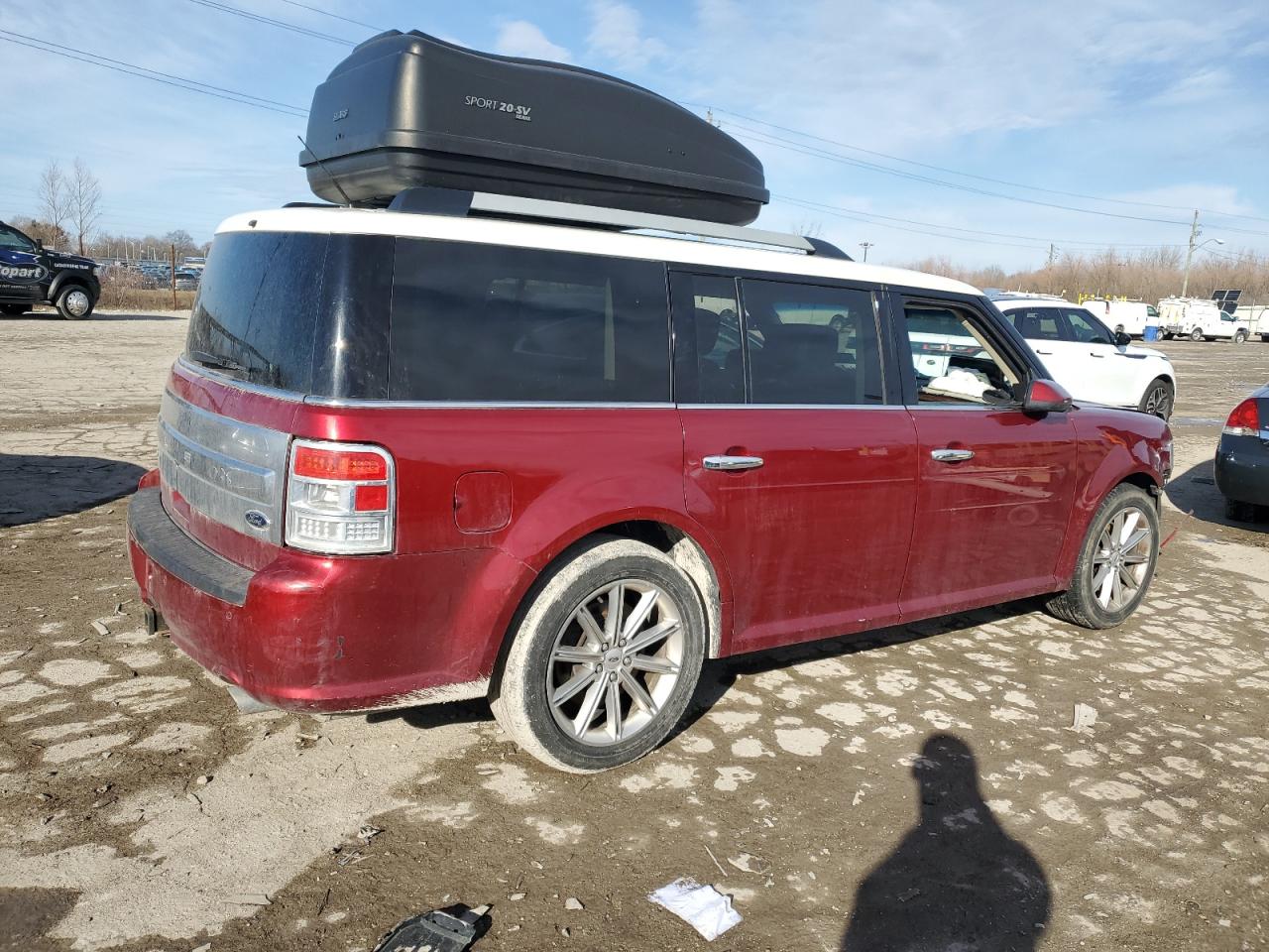 2013 Ford Flex VIN 2FMGK5D85DBD31291 Copart auction photo, front end / minor dent/scratches damage thumbnail 3