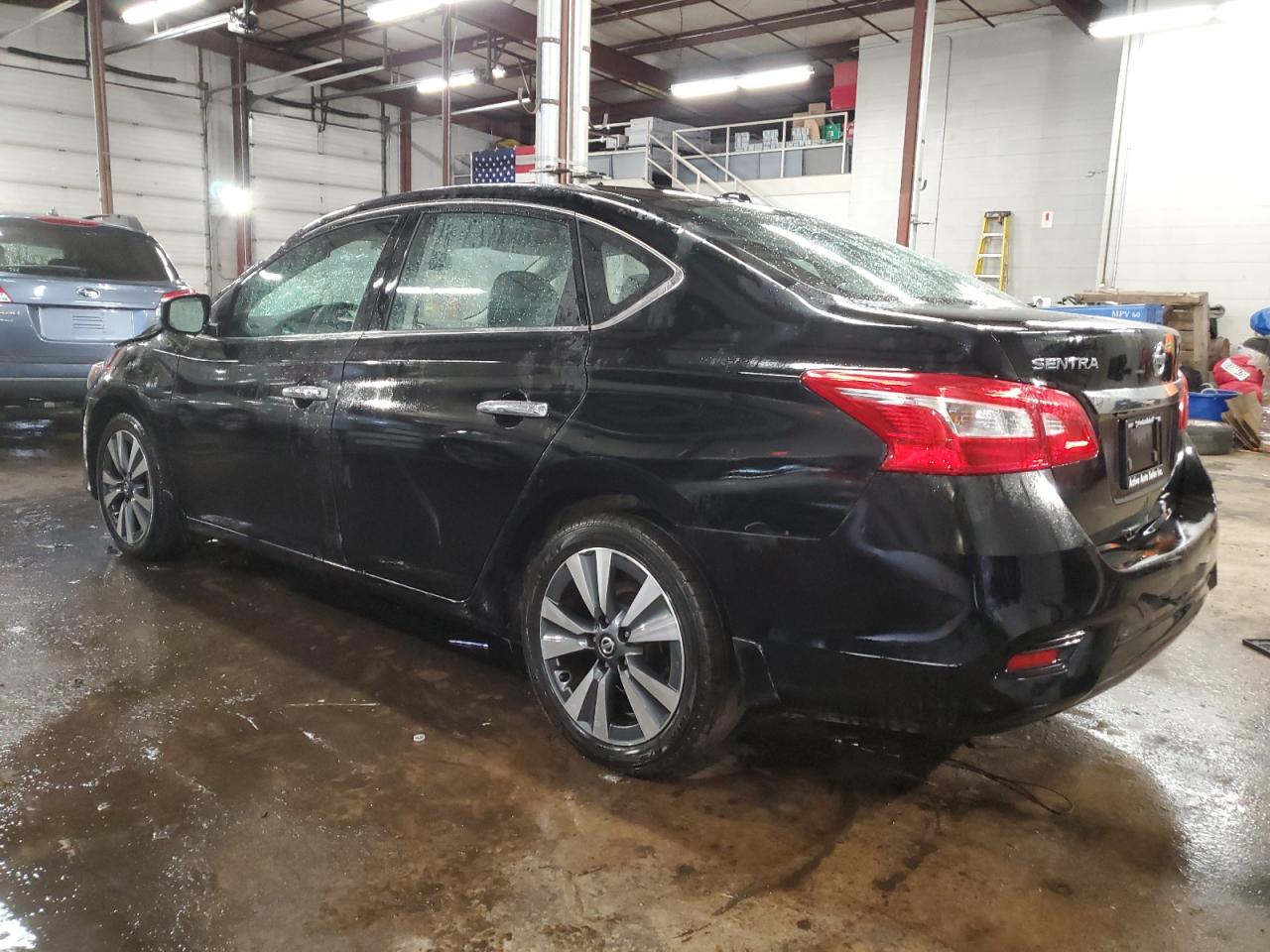 2018 Nissan Sentra VIN 3N1AB7AP9JY215888 Copart auction photo, rear end / top/roof damage thumbnail 2
