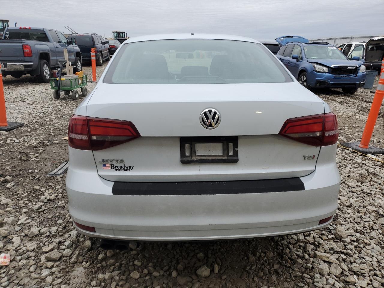2017 Volkswagen Jetta VIN 3VW167AJXHM330091 Copart auction photo, all over damage thumbnail 6