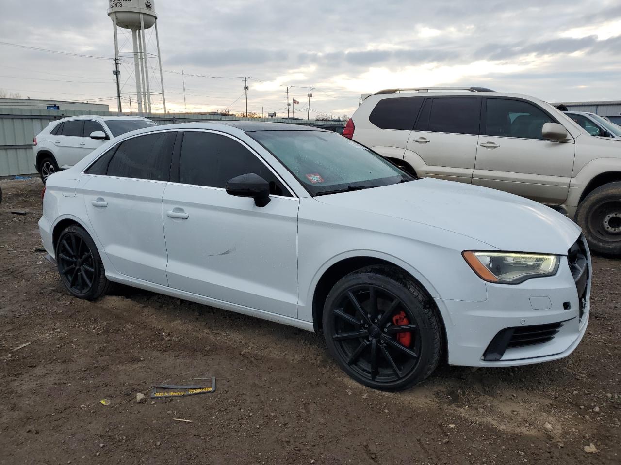 2015 Audi A3 VIN WAUEFGFF7F1003146 Copart auction photo, rear end / side damage thumbnail 4