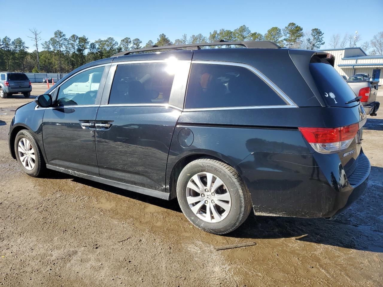 2014 Honda Odyssey VIN 5FNRL5H67EB032750 Copart auction photo, front end damage thumbnail 2