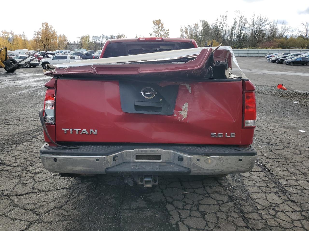 2010 Nissan Titan VIN 1N6AA0EC7AN317456 Copart auction photo, front end / rear end damage thumbnail 6