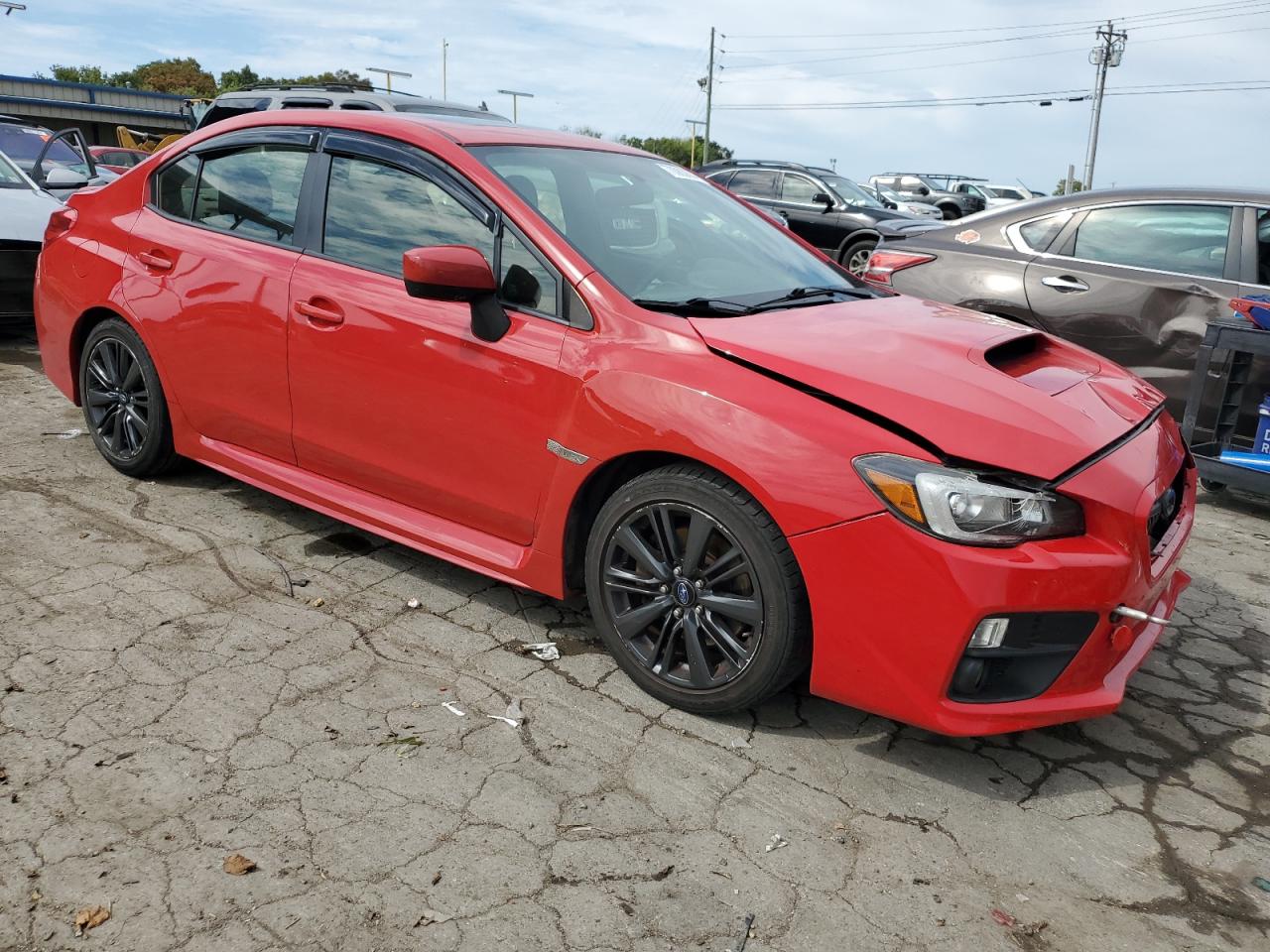2015 Subaru WRX VIN JF1VA1G63F9814379 Copart auction photo, front end damage thumbnail 4