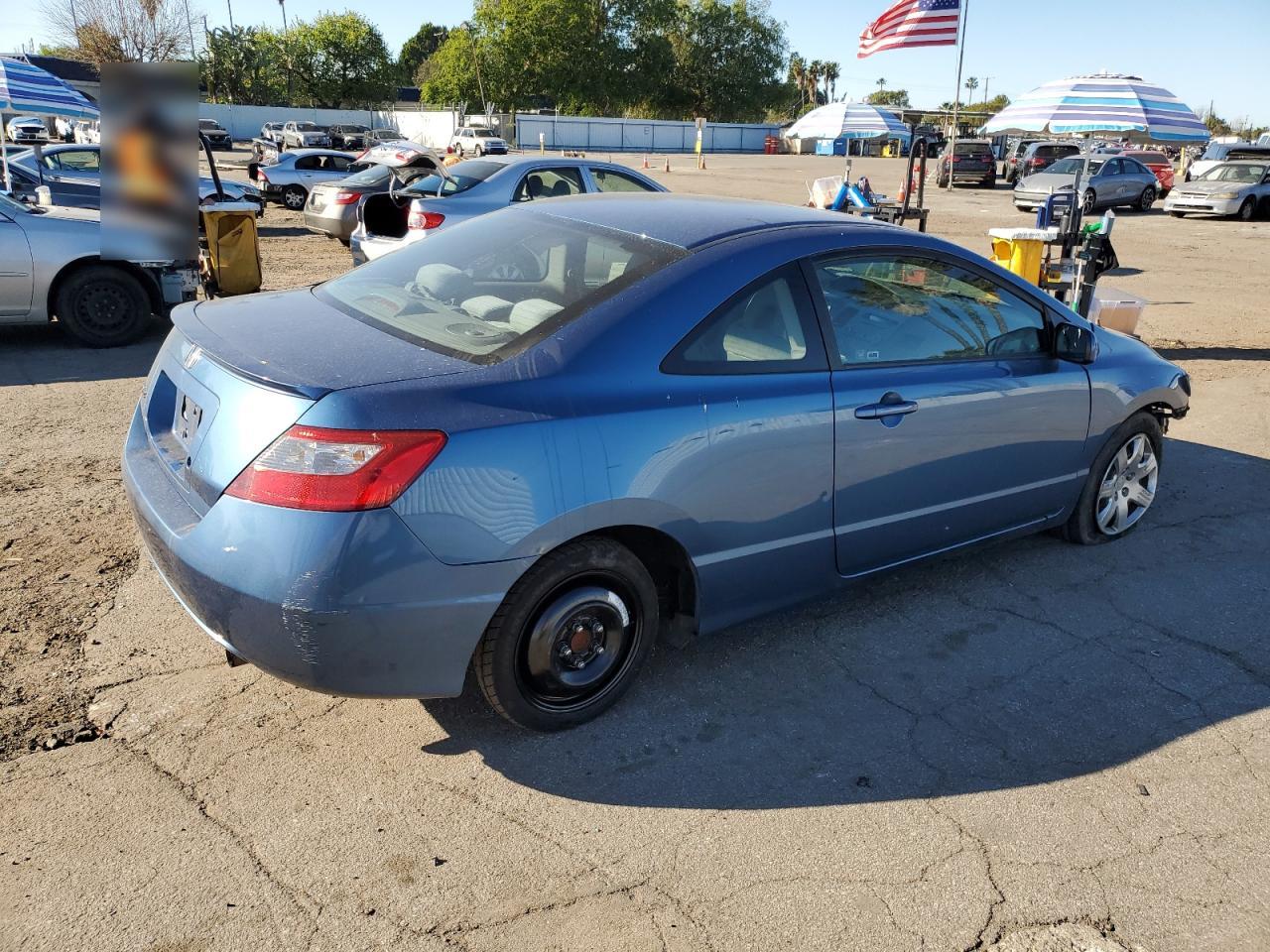 2011 Honda Civic VIN 2HGFG1B64BH500918 Copart auction photo, side / front end damage thumbnail 3