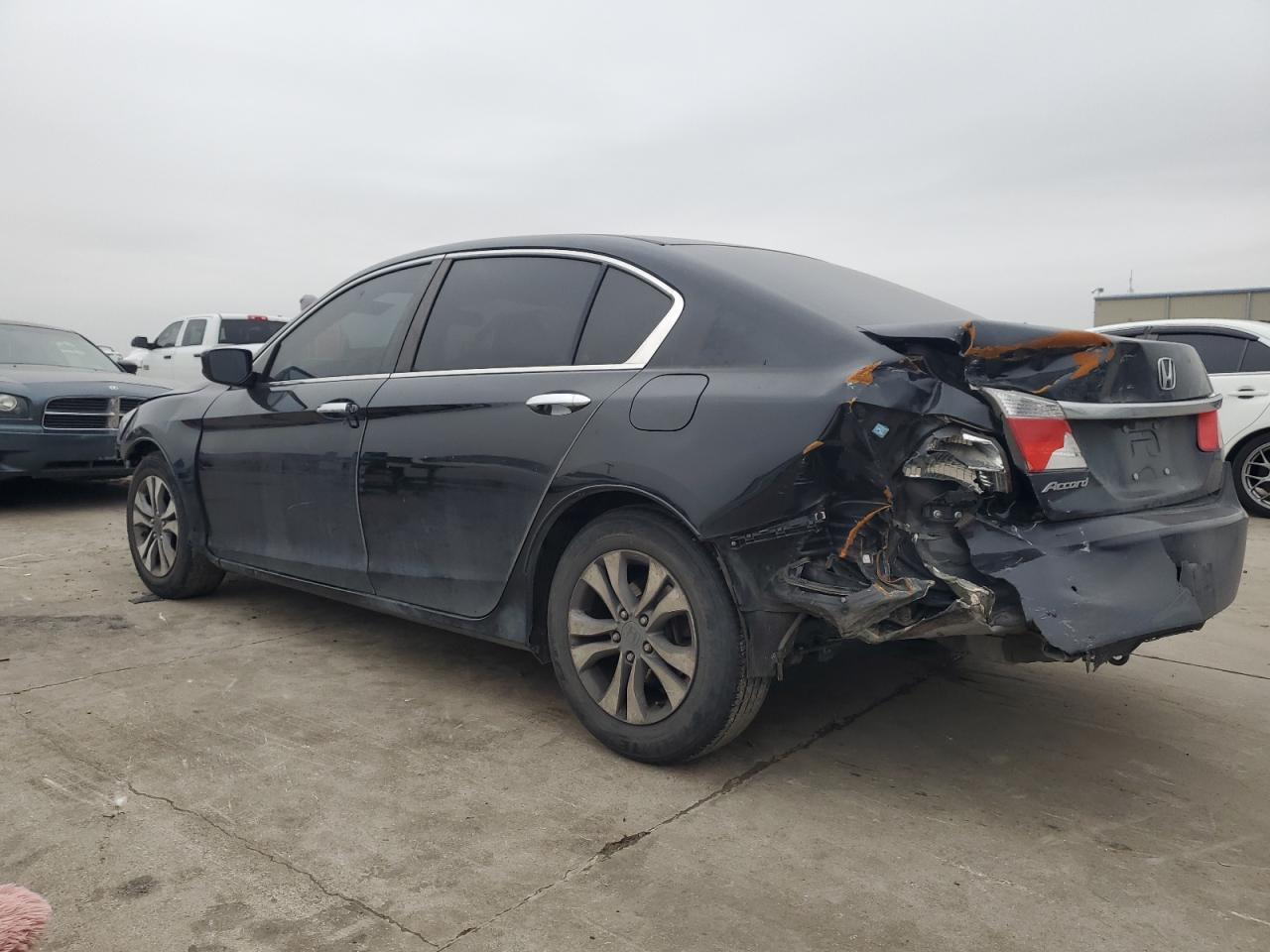 2014 Honda Accord VIN 1HGCR2F32EA100653 Copart auction photo, front end / hail damage thumbnail 2