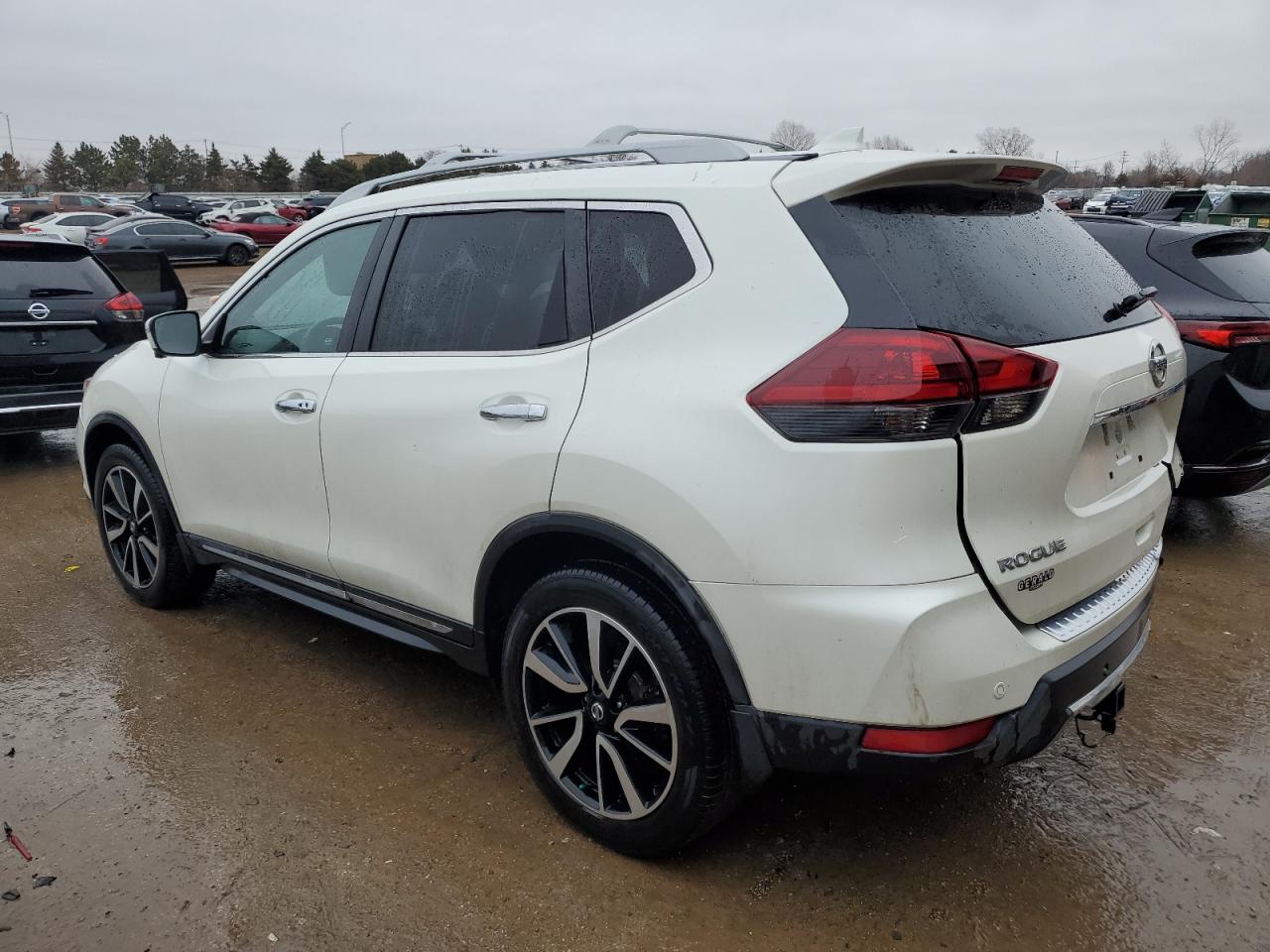 2019 Nissan Rogue VIN 5N1AT2MV3KC712822 Copart auction photo, rear end / side damage thumbnail 2